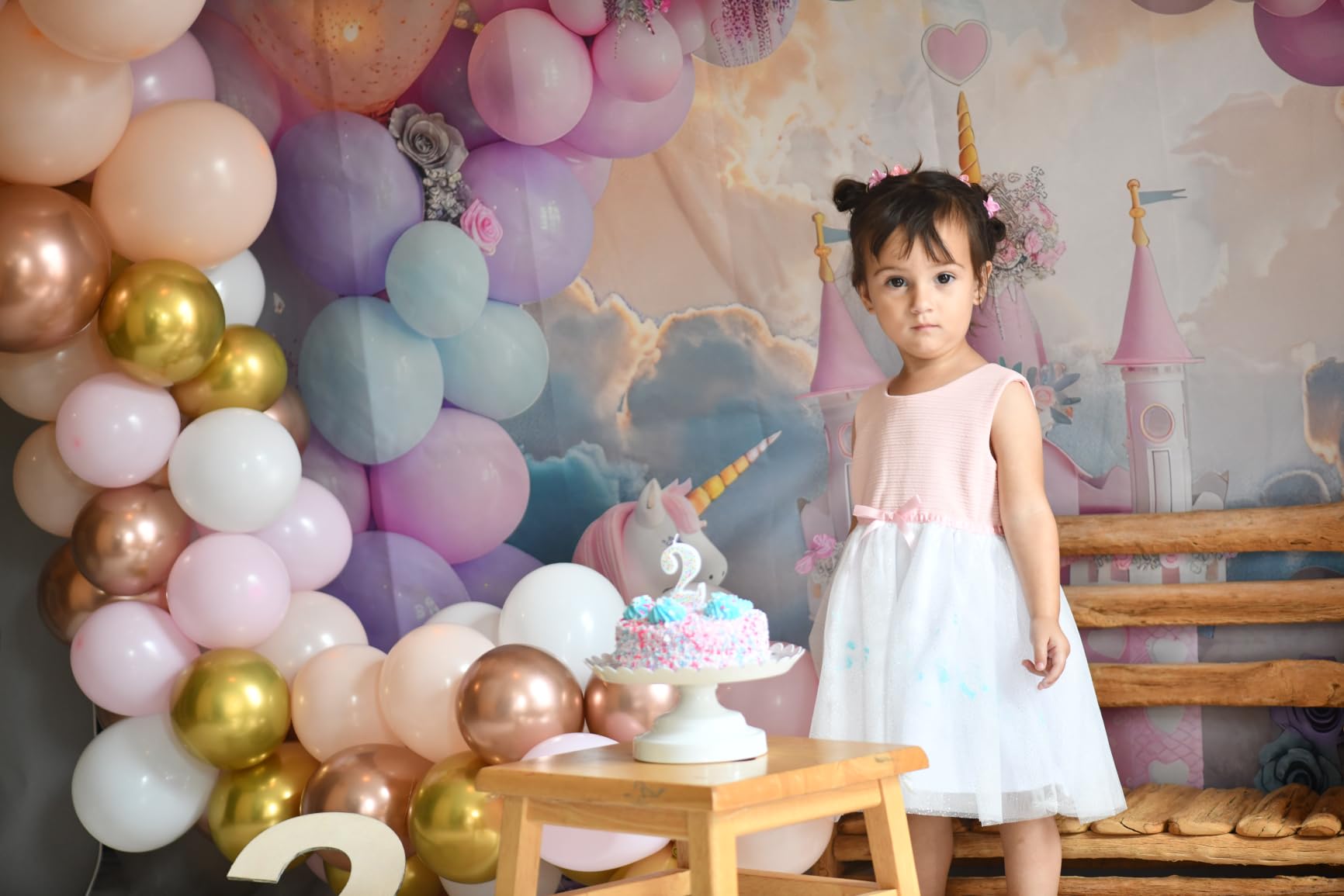 Blocesa Rose Gold Balloon Garland Arch Kit, Pink Gold, Latex, Party Decor. customer photo 1