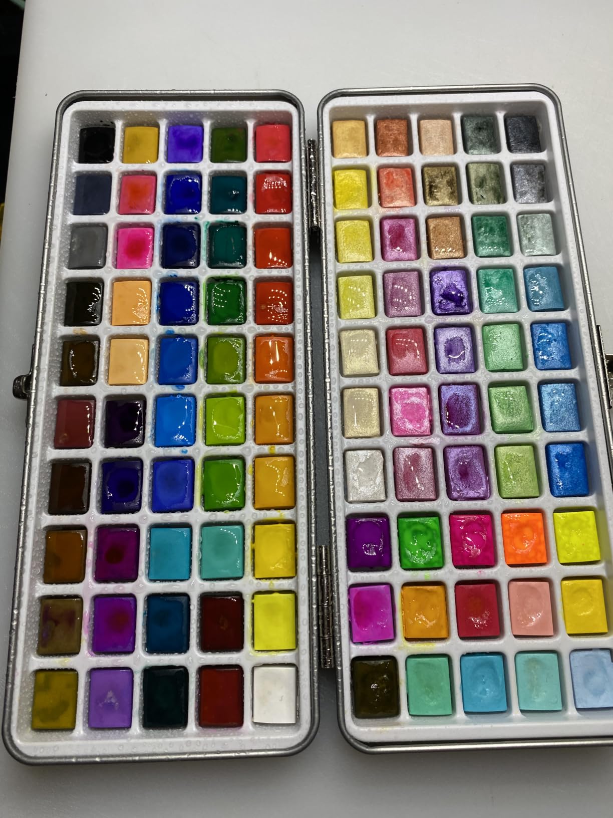 Watercolor Paint Set 100 Vibrant Colors for Adult Beginner Professional customer photo 2
