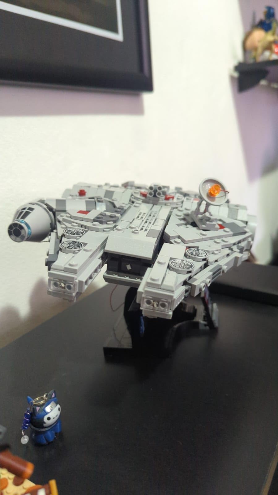LEGO Star Wars Millennium Falcon 25th Anniversary Collectible - DIY Building Set for Adults, Men & Women, Ages 18+ - A New Hope Model with Display Stand - Star Wars Gift - 75375 customer photo 1