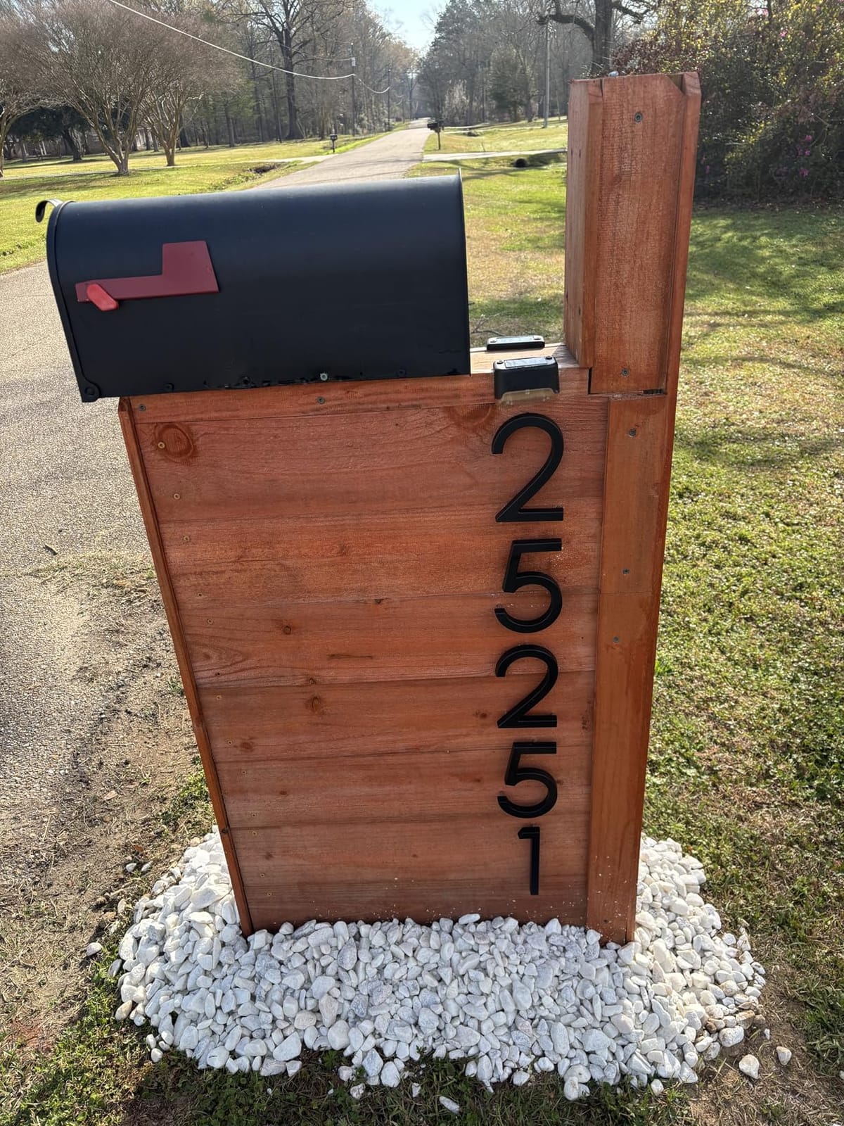 QPMWDBSZ 6 Inch Floating House Number For Outside, Anti-Rust Modern Numbers customer photo 1
