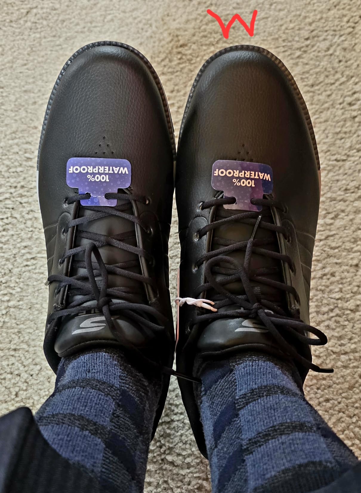 Skechers Men's Tempo Waterproof Golf Shoes customer photo 2