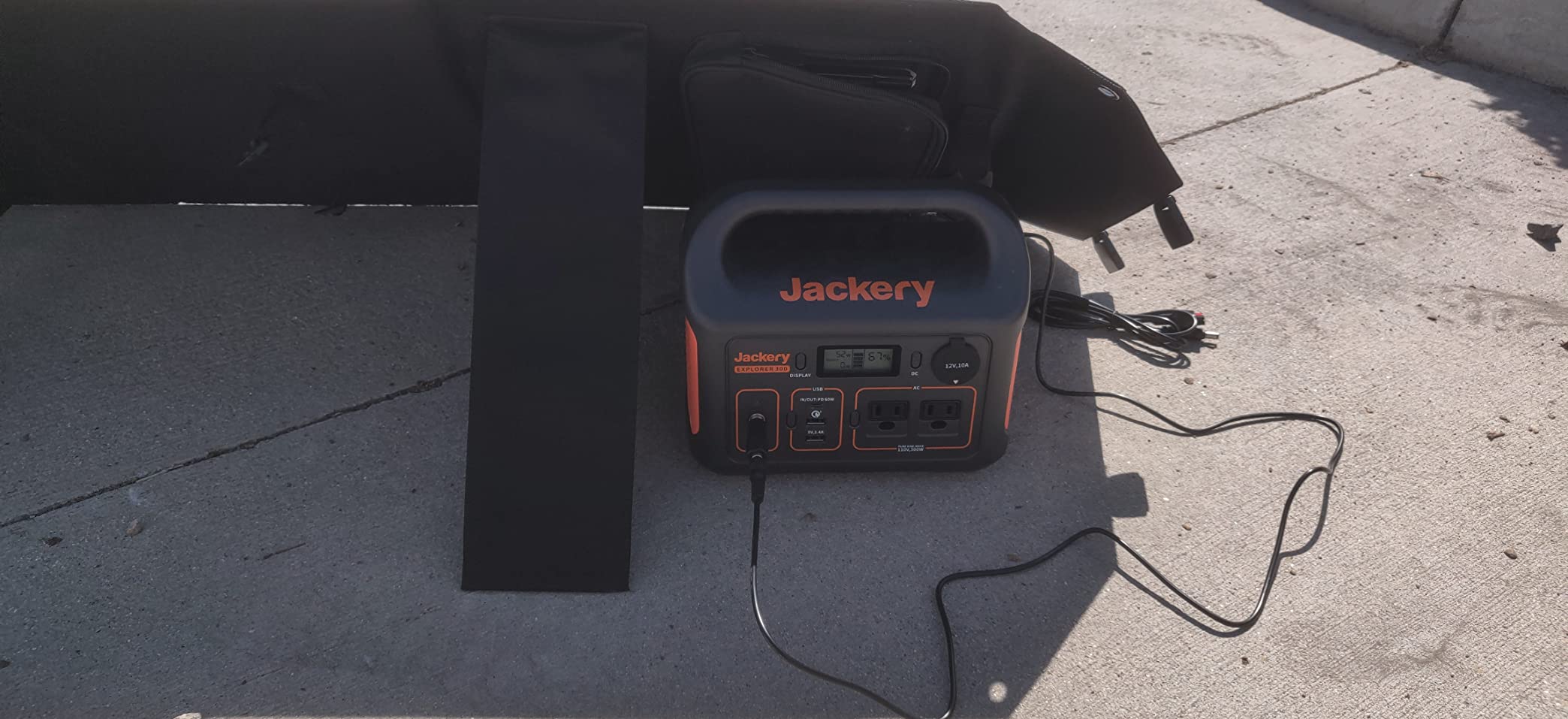 Powkey 40W Portable Solar Panel for 100W~200W Portable Power Station customer photo 2