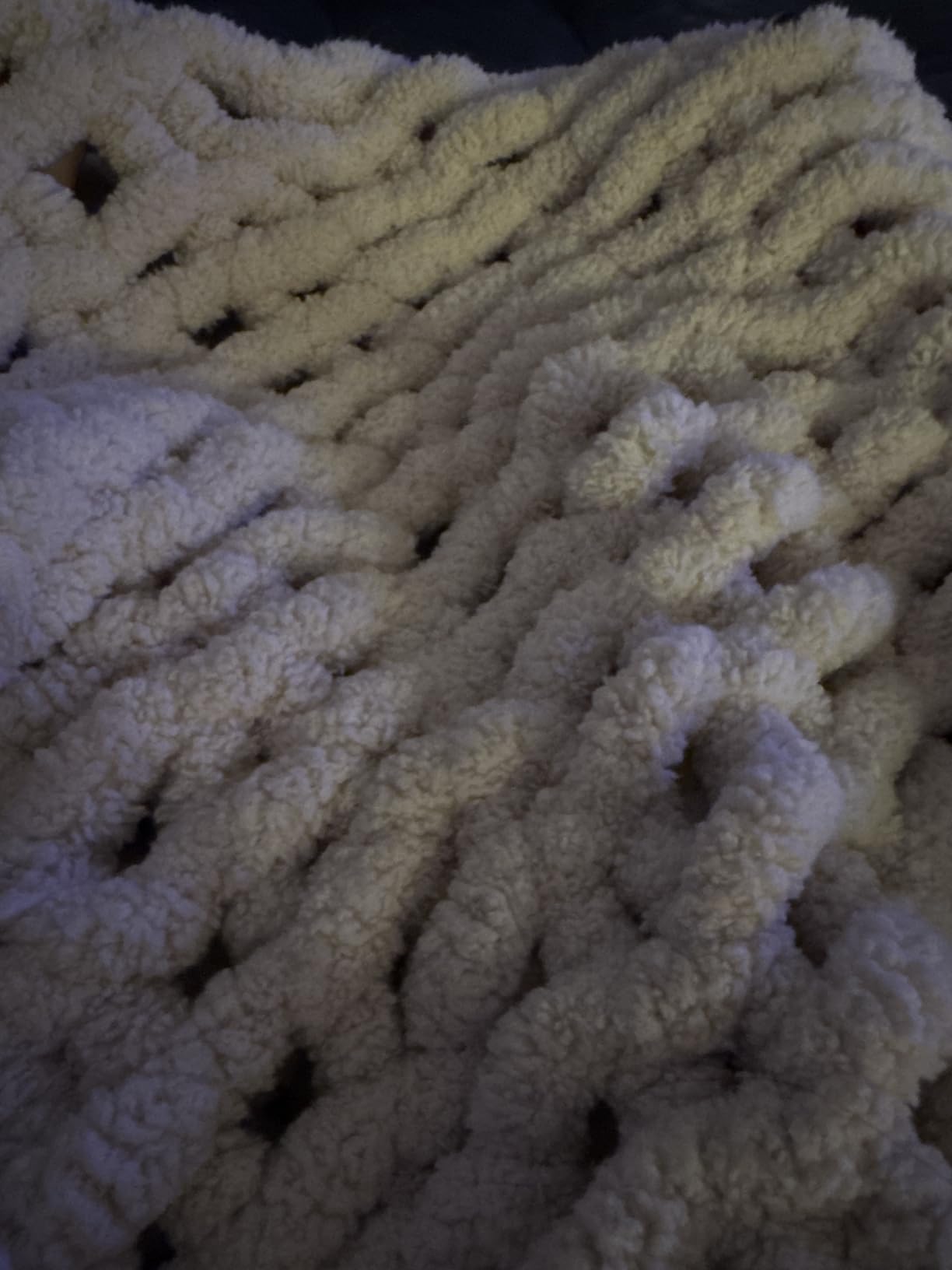Chunky Knit Blanket Throw for Couch, 51