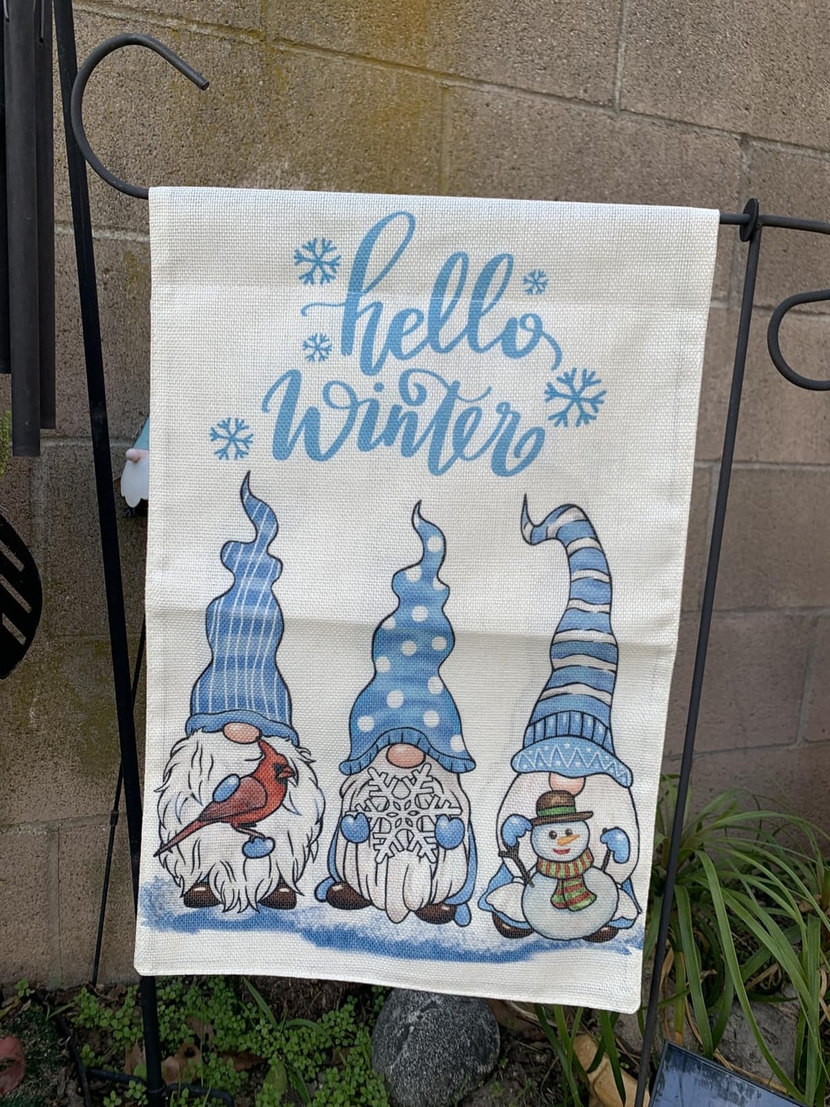 Gnomes Seasonal Garden Flags Set of 12, All Seasons and Holidays, Burlap, 12x18 inch, Double Sided, Fade Resistant, Outdoor Decor customer photo 2