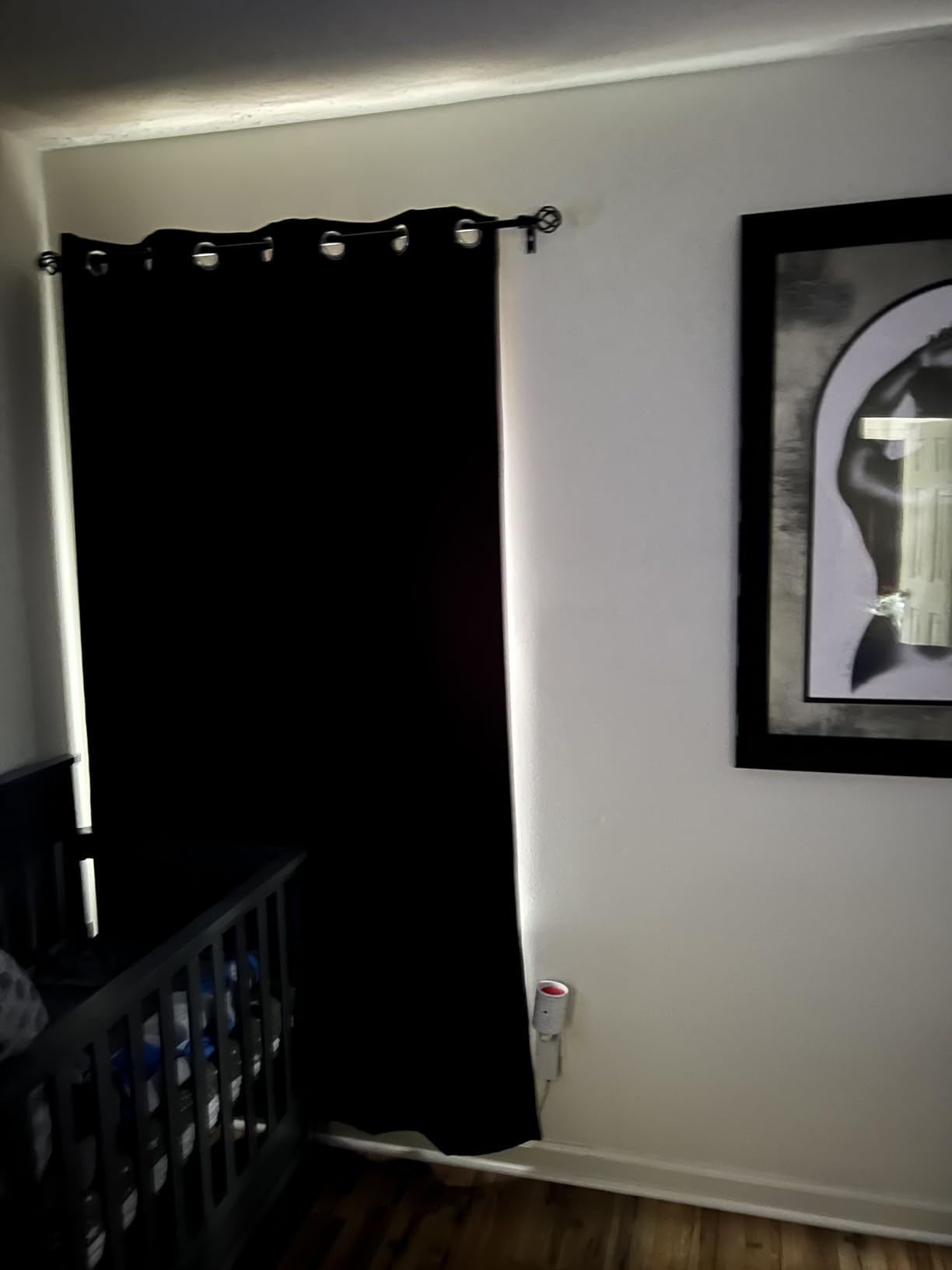 Joydeco Blackout Curtains for Bedroom, Black Out Curtains 84 Inch Long, Black Drapes with Grommets, Noise Reducing Energy Saving Thermal Insulated & Wrinkle-Free Drapes for Living Room, 2 Panels customer photo 1
