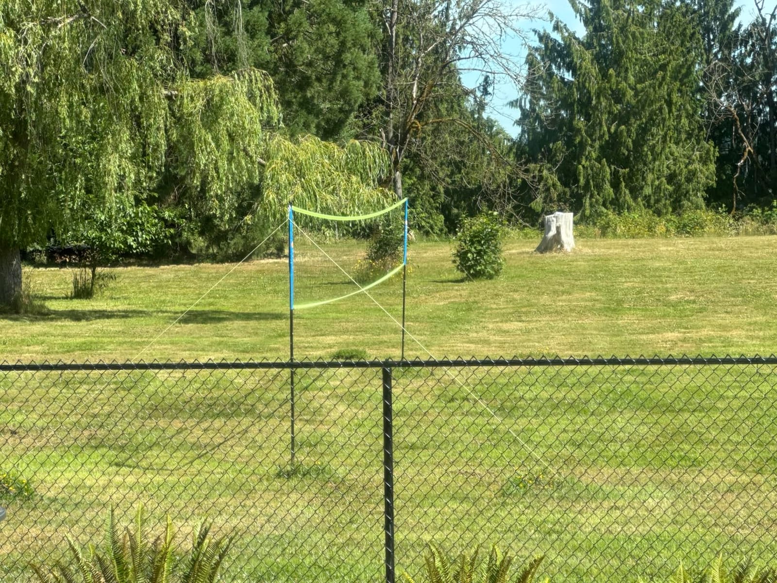 32FT Outdoor Portable Volleyball Net Set with 4 Adjustable Height Poles customer photo 2