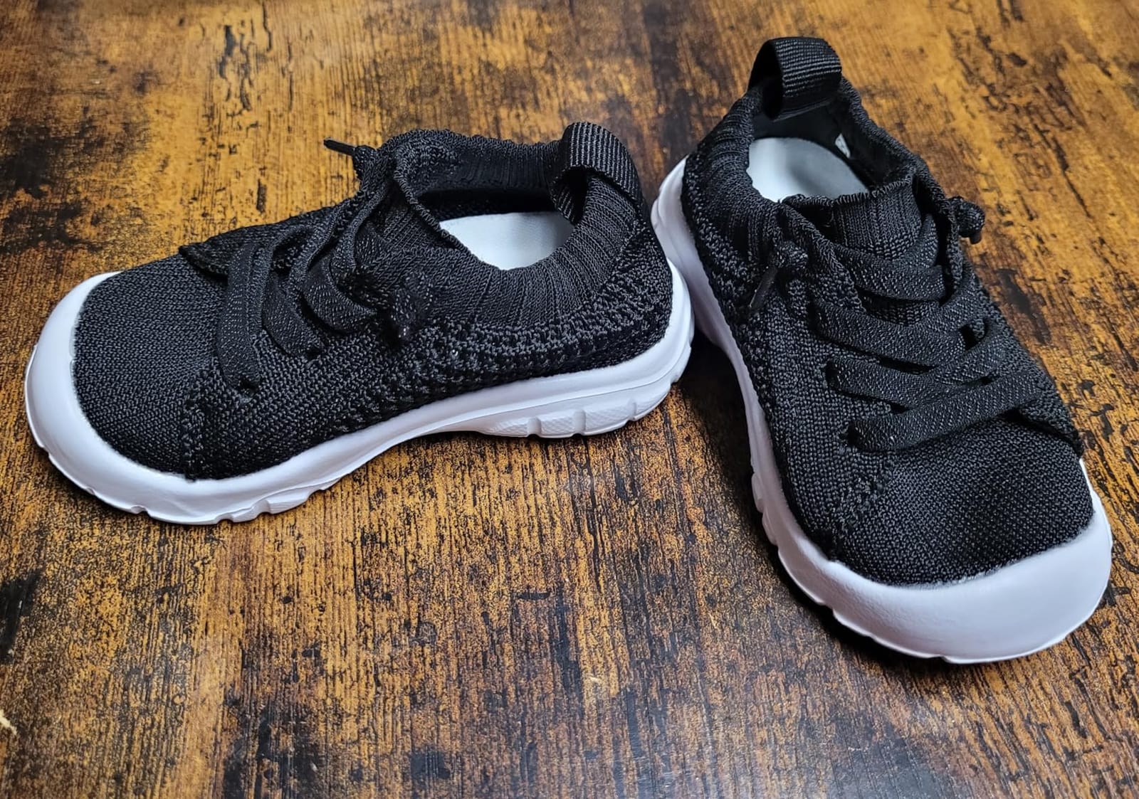 LeIsfIt Toddler Shoes Boys Girls Wide Toe Box Breathable Slip-On Sneakers Kids Lightweight Barefoot Feel Shoes for Everyday Play customer photo 1
