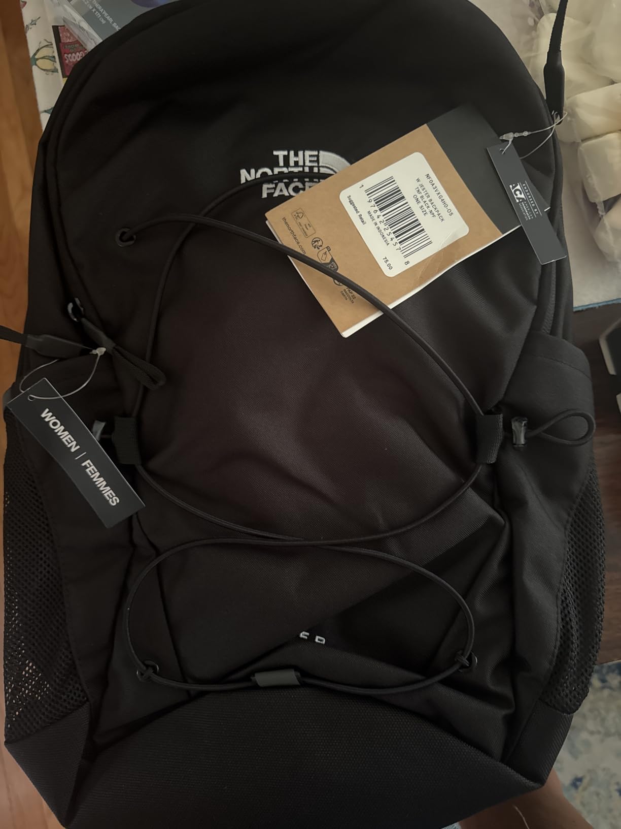 The North Face Women's Jester Everyday Backpack, Ice Bl/Blk, OSFA | Commuter Travel Bag, Laptop Sleeve, Water-Repellent customer photo 1