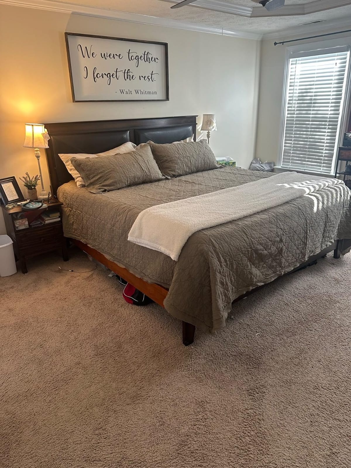 HORIMOTE HOME 100% Linen Front/100% Cotton Back Quilt Set King Size, White Pre-Washed European Flax Linen Quilt, Diamond Stitch Bedspread Coverlet Bedding Set 3-Piece for All Seasons customer photo 1
