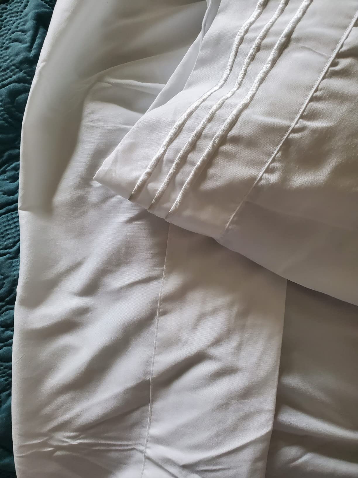 SONORO KATE 1000 Series 100% Egyptian Cotton King Sheet Set,4 Pieces customer photo 1
