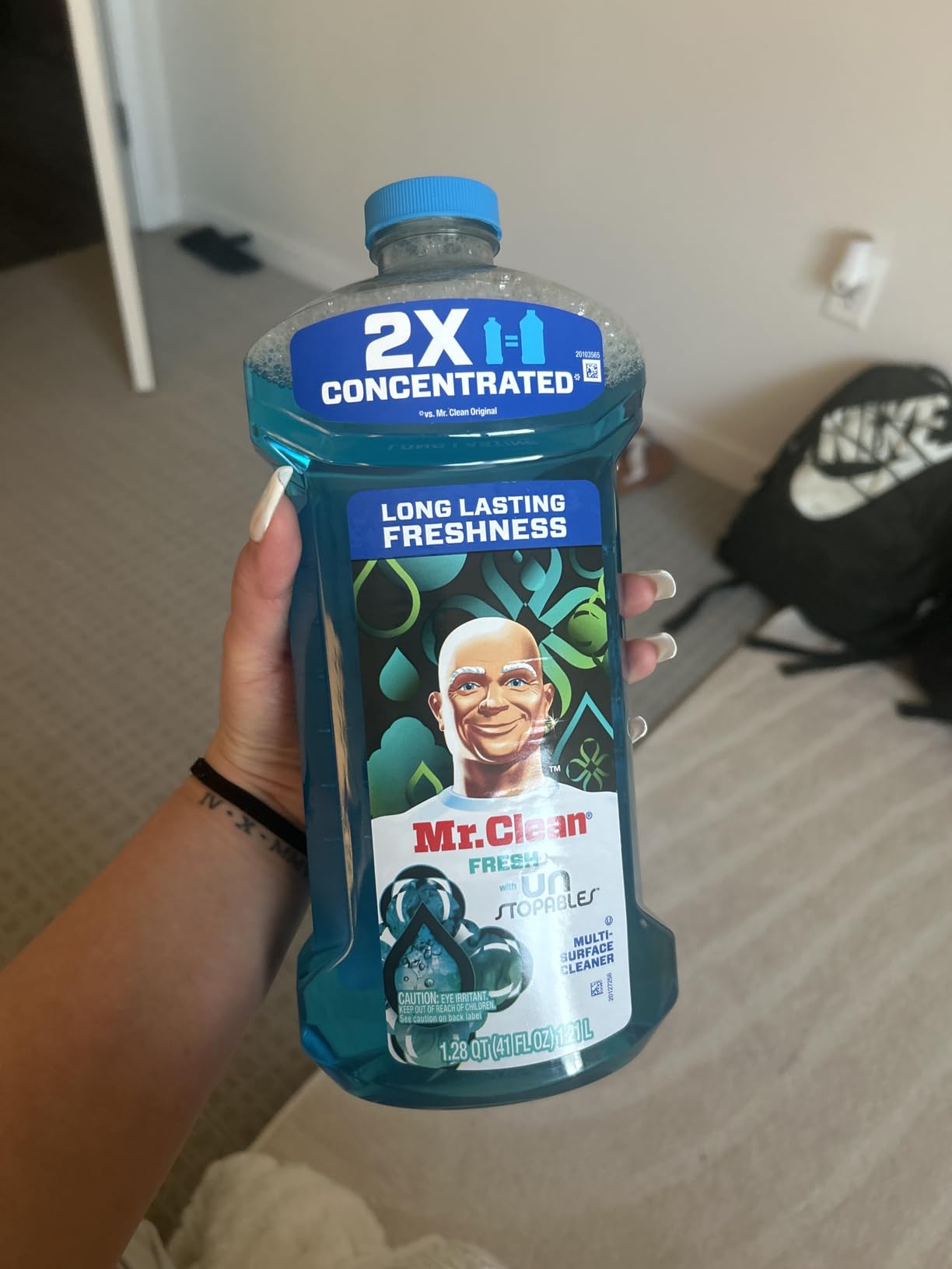 Mr. Clean 2X Concentrated Multi Surface Cleaner with Unstopables Fresh Scent 41 fl oz customer photo 1