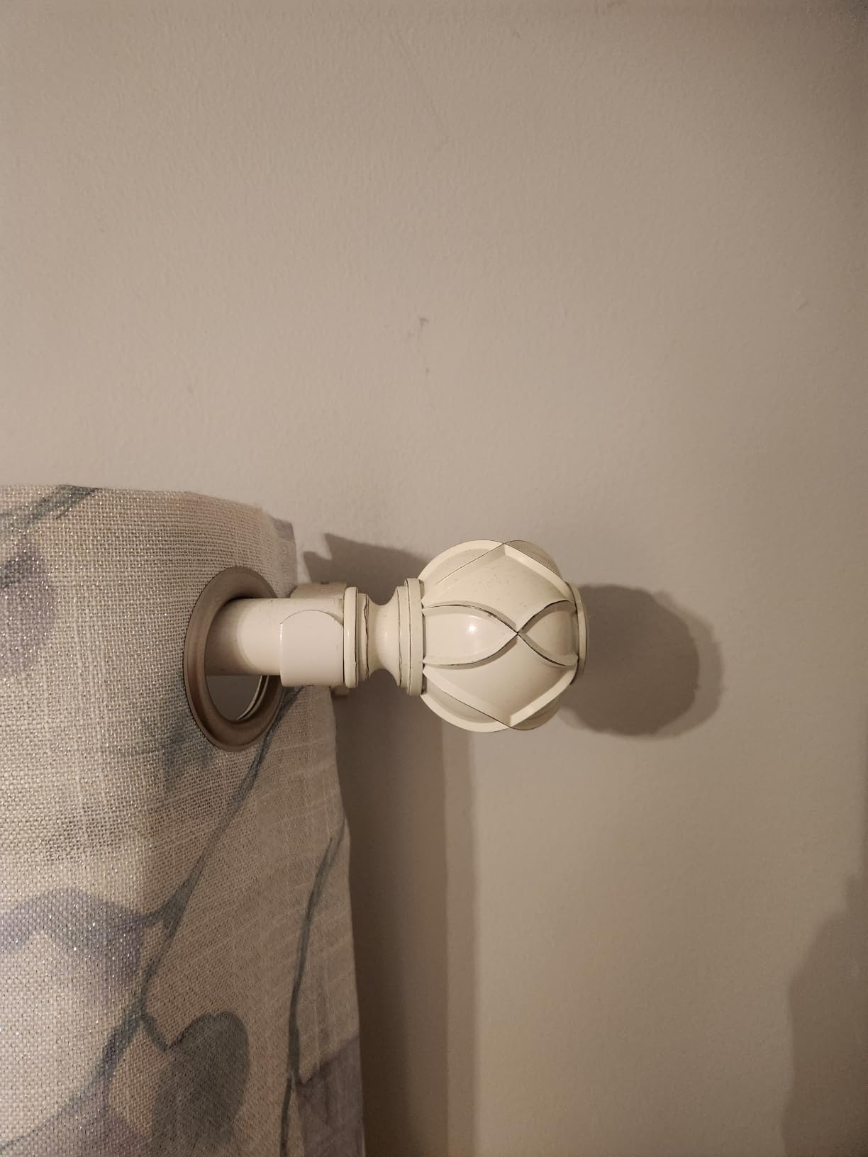 KAMANINA Curtain Rods for Windows 72 to 144 Inch, Long Heavy Duty, Bronze customer photo 1