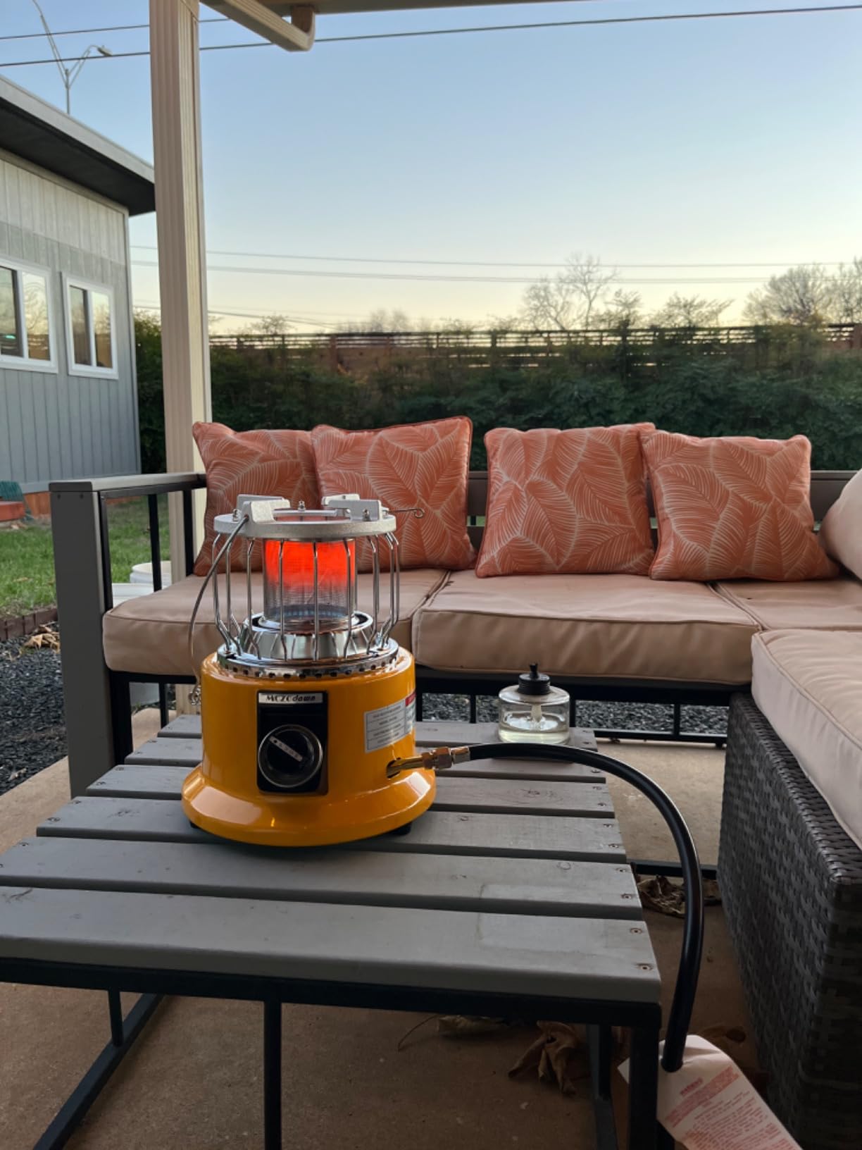 2 in 1 Propane Heater & Stove, 13000 BTU Portable Propane Heater with Handle, Outdoor Heater Gas Stove for Patio, Camping, Tent, Ice Fishing, Garage customer photo 1