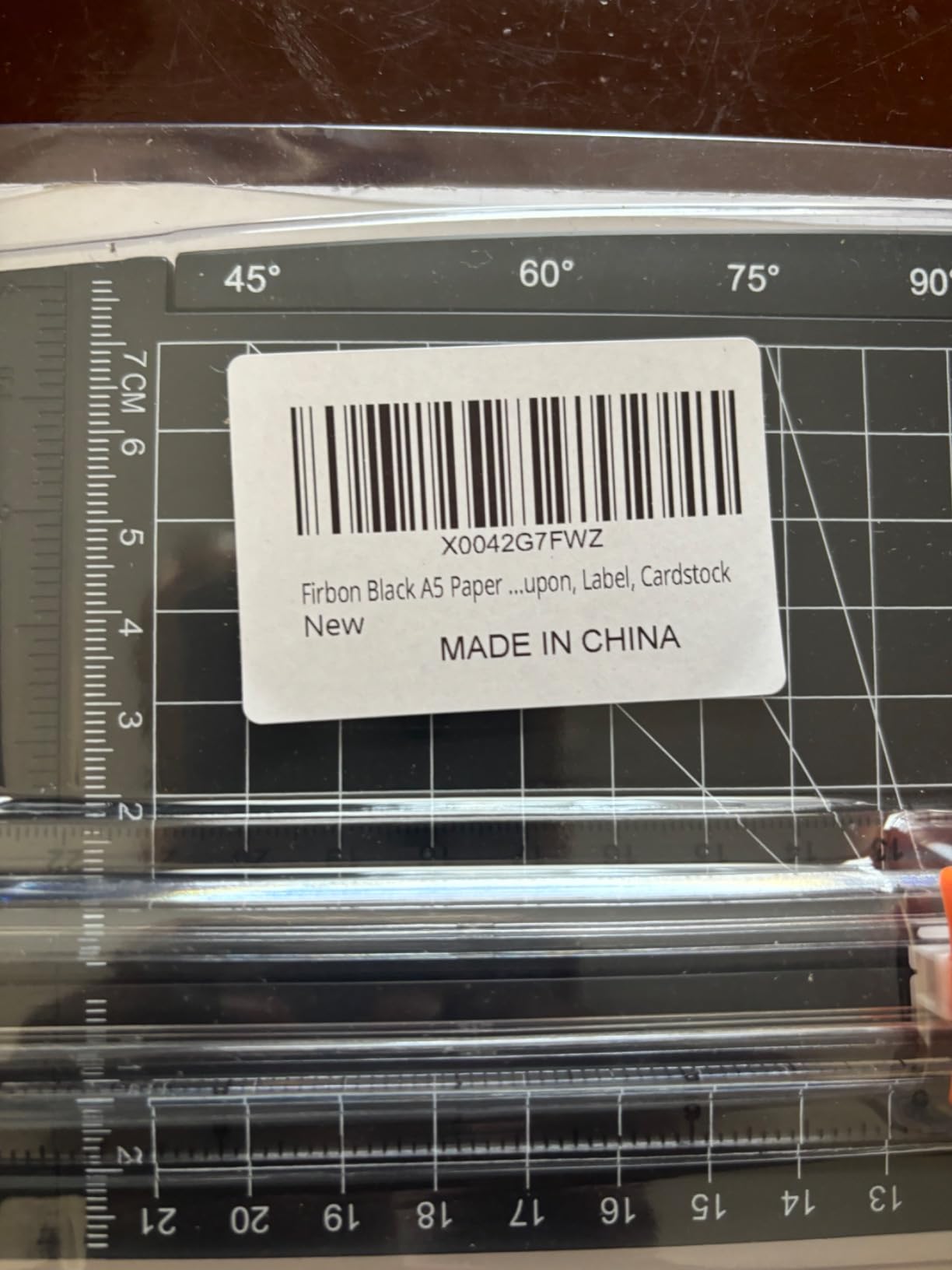 Firbon A5 Paper Cutter, Small Straight Paper Trimmer with Side Ruler customer photo 1