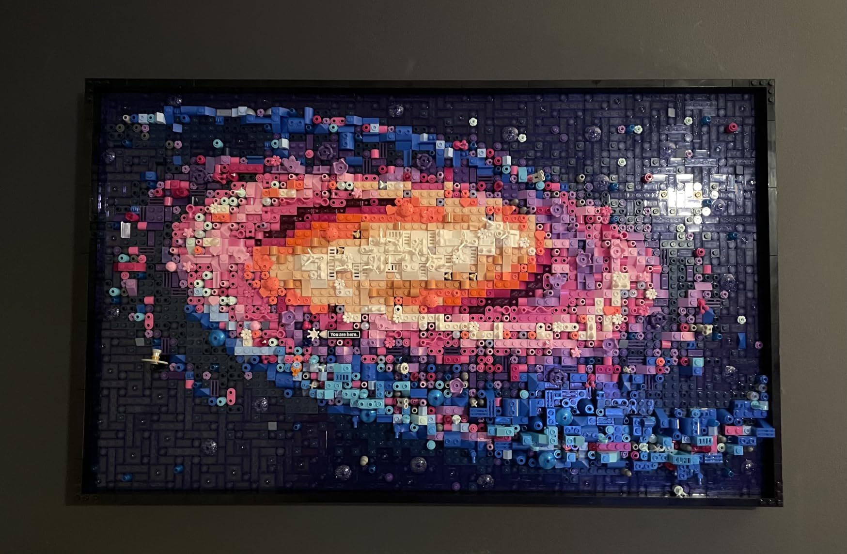 LEGO Art The Milky Way Galaxy Building Set - Space Decor DIY Kits for Adults for Bedroom wall, Ages 18+ - Gift Ideas for Astronomy Lovers, Men & Women - Includes Frame for Display - 31212 customer photo 2
