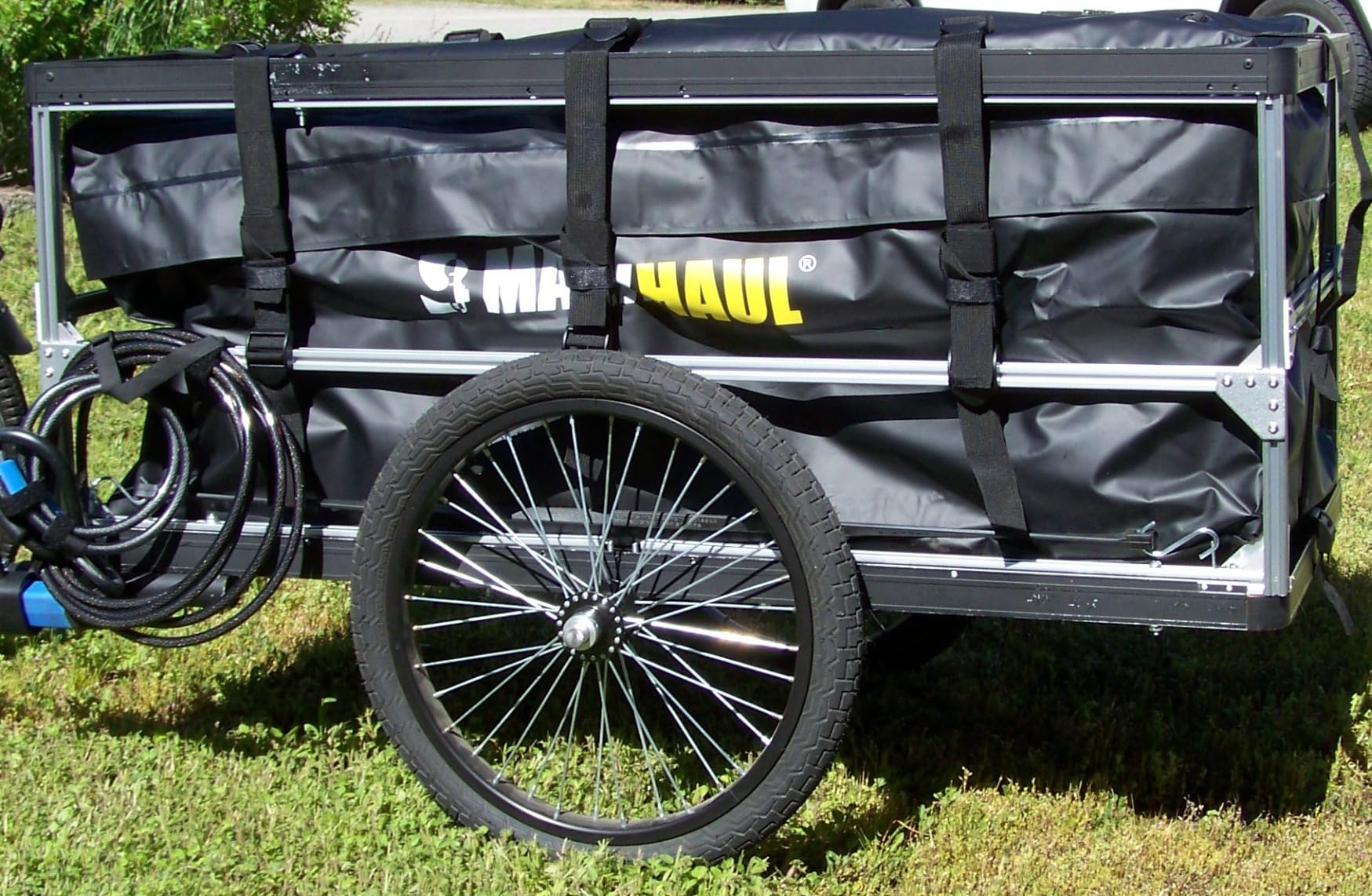 MaxxHaul Aluminum Hitch Mount Cargo Carrier with Tightener - 500 lb Capacity Basket for 2 Inch Receiver - Rust-Proof Rack for RV Truck SUV Van (50881) customer photo 2