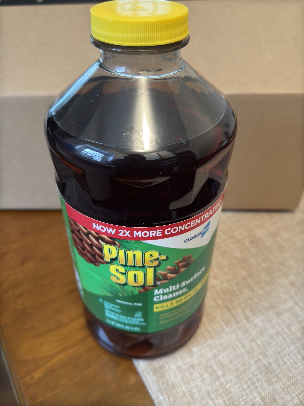 CloroxPro Pine-Sol Multi-Surface Cleaner, Original Pine, 80 fl. oz. | Professional Strength Clorox All Purpose Cleaner, Tackles Allergens, Odor, Dirt, Grime and Grease, Home and Commercial Use customer photo 2
