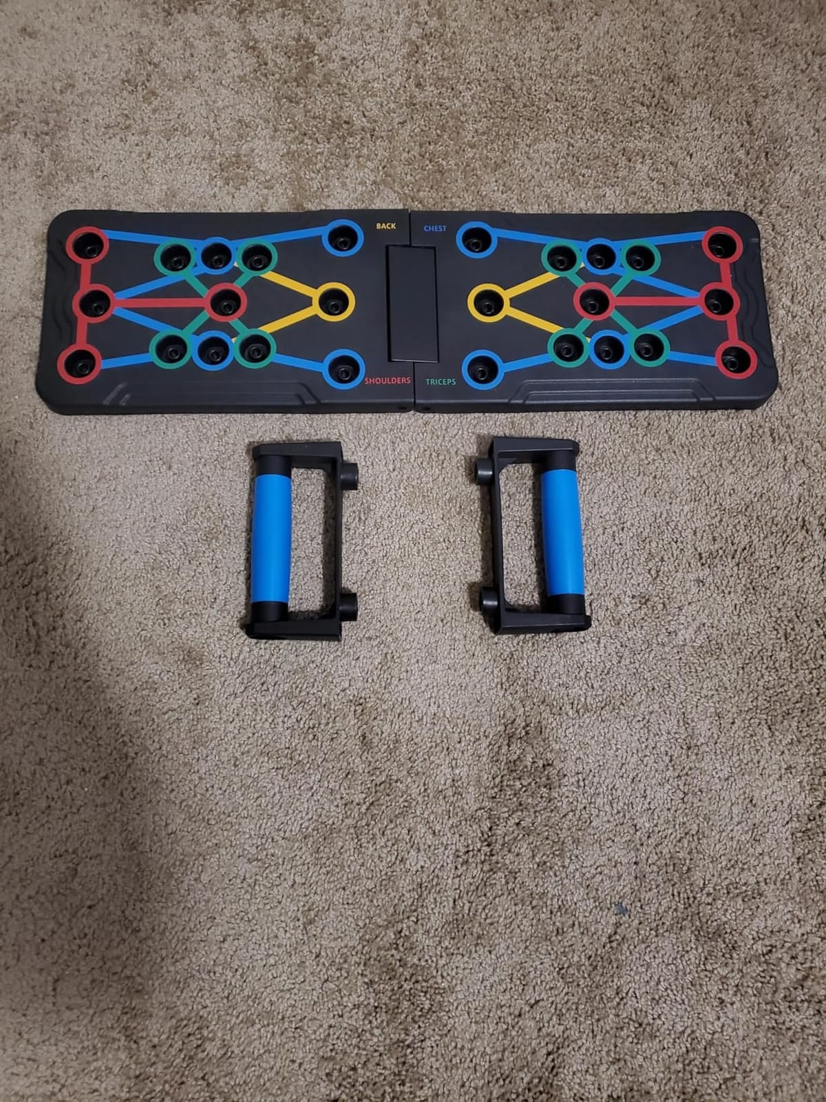 IUT Solid Push Up Board 15 in 1 Home Workout Equipment Multi-Functional Pushup Stands System Fitness Floor Chest Muscle Exercise Professional Equipment Burn Fat customer photo 1