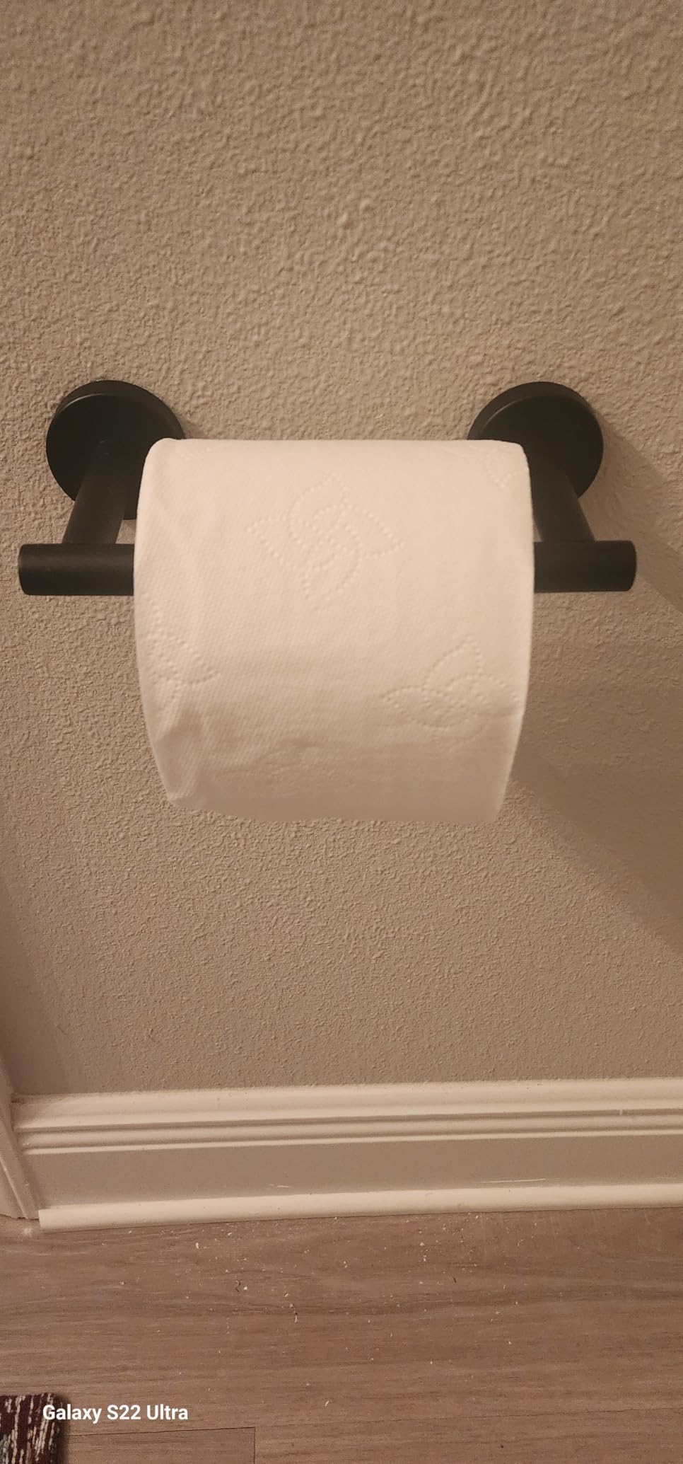 Day Moon™ - Matte Black Toilet Paper Holder Wall Mount - Modern Roll Holder customer photo 1