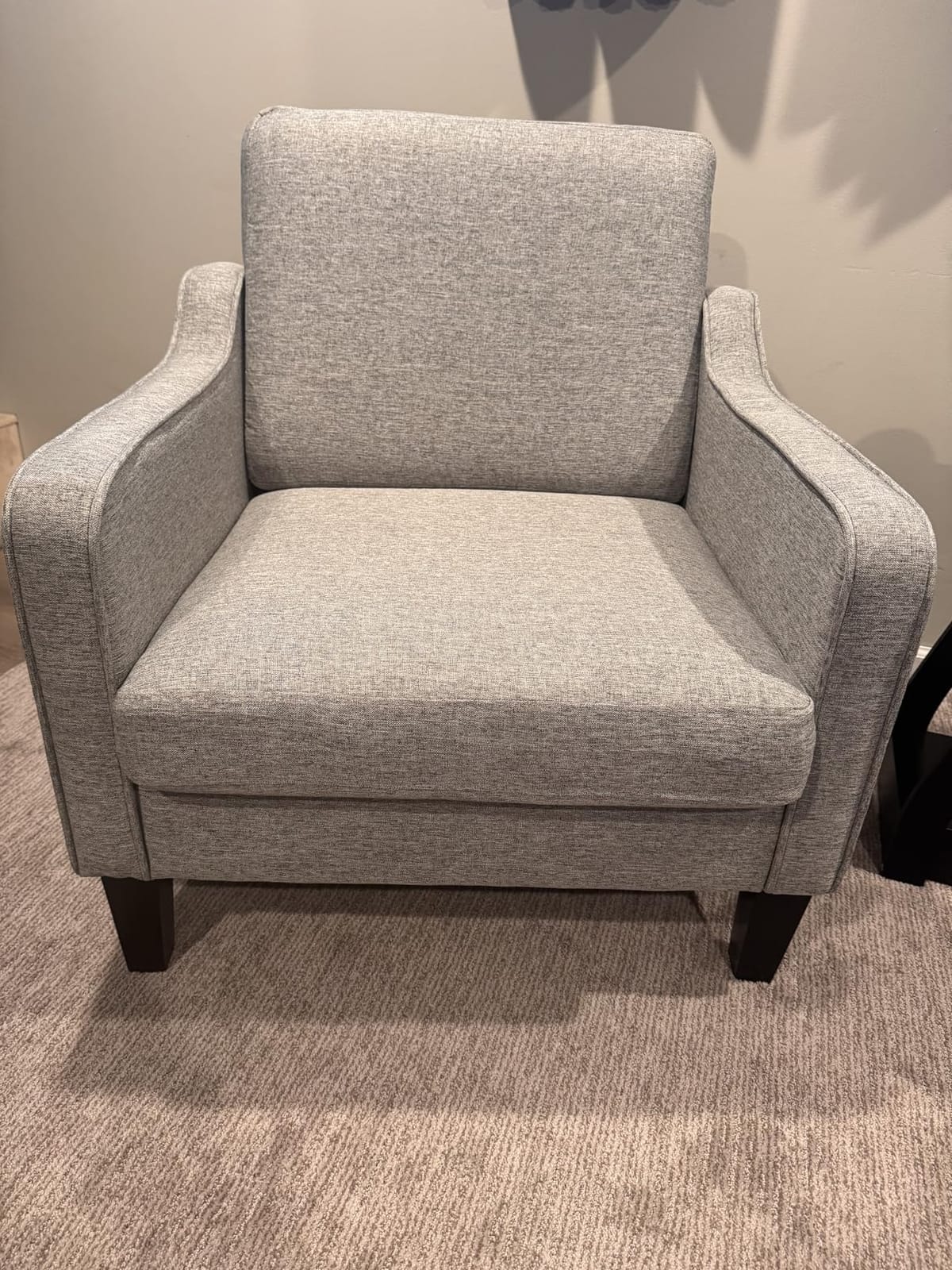 VINGLI Accent Chair, Linen Upholstered Armchair, 380 LBS, Living Room customer photo 2