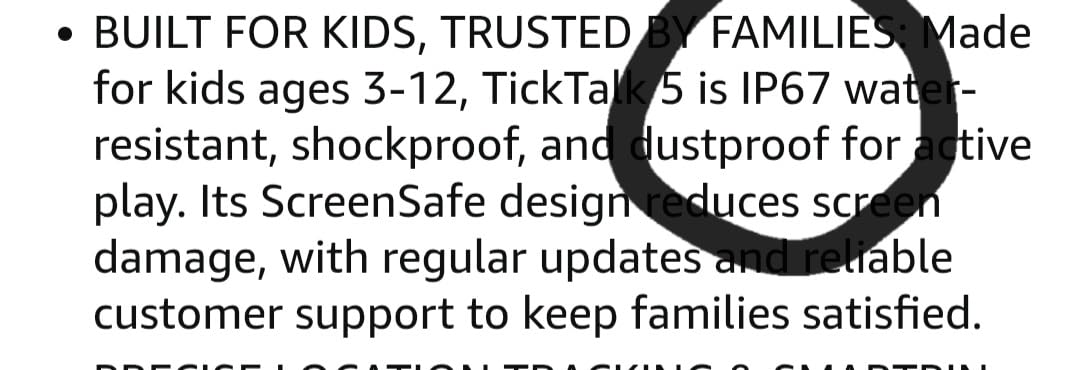 TickTalk5 Kids Smart Watch with GPS Tracker, Calls, Texts & SOS Ages 3-12 | Kids Smartwatch with HD Calling, SMS, GPS Tracking, Parental Controls, Music & Wellness customer photo 2