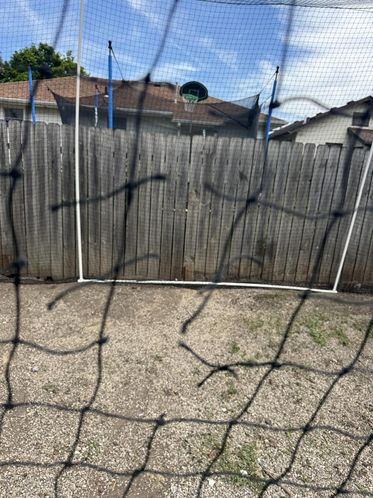 VEVOR Batting Netting, Training Net for Softball Baseball Batting Hitting | 10/35/42/55/70 FT Professional Practice Portable Pitching Cage, Heavy Duty Enclosed PE Net customer photo 2