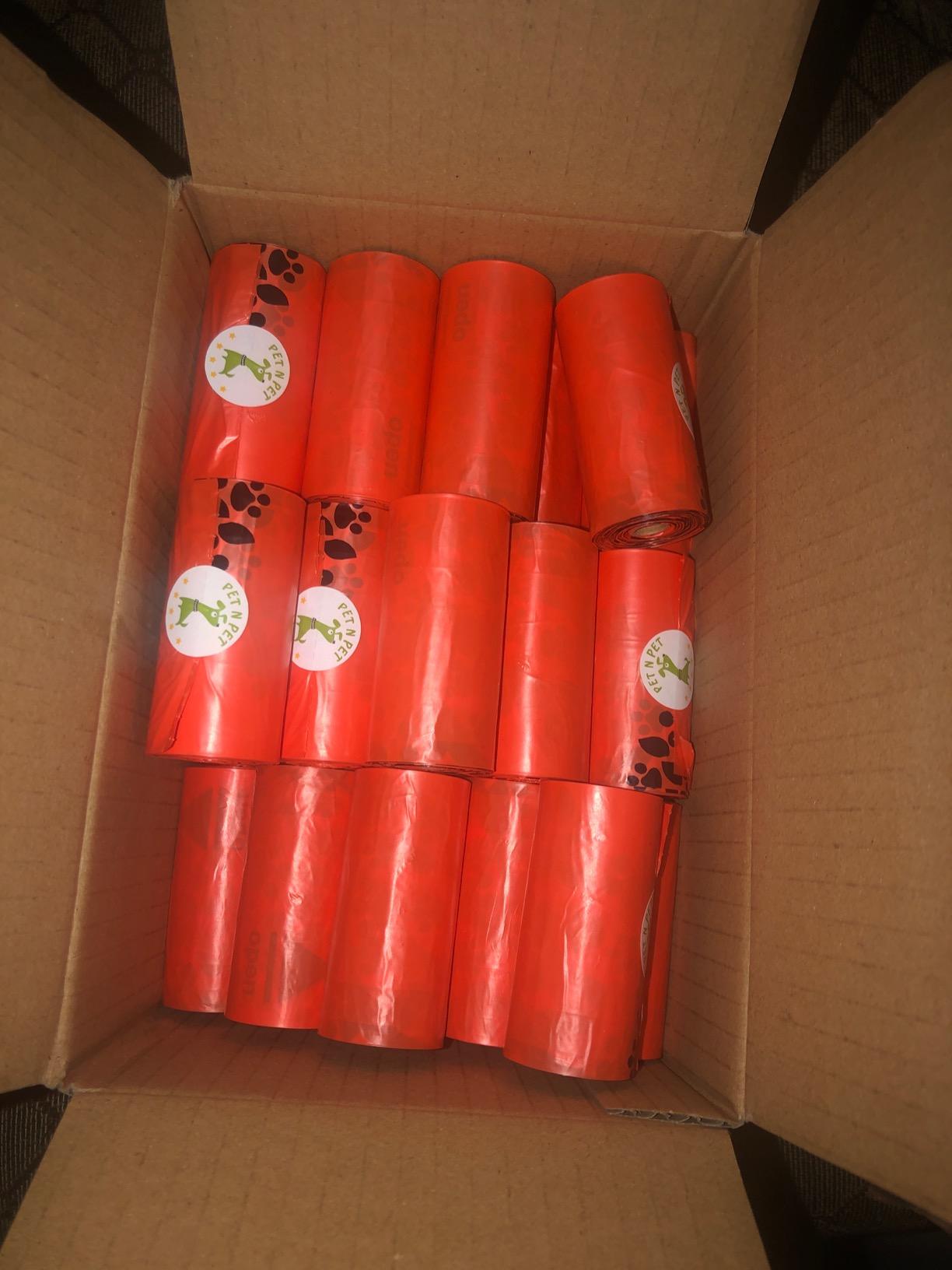 Pet N Pet Dog Poop Bags Rolls, 1080 Count, Large, Leak Proof, Unscented customer photo 2