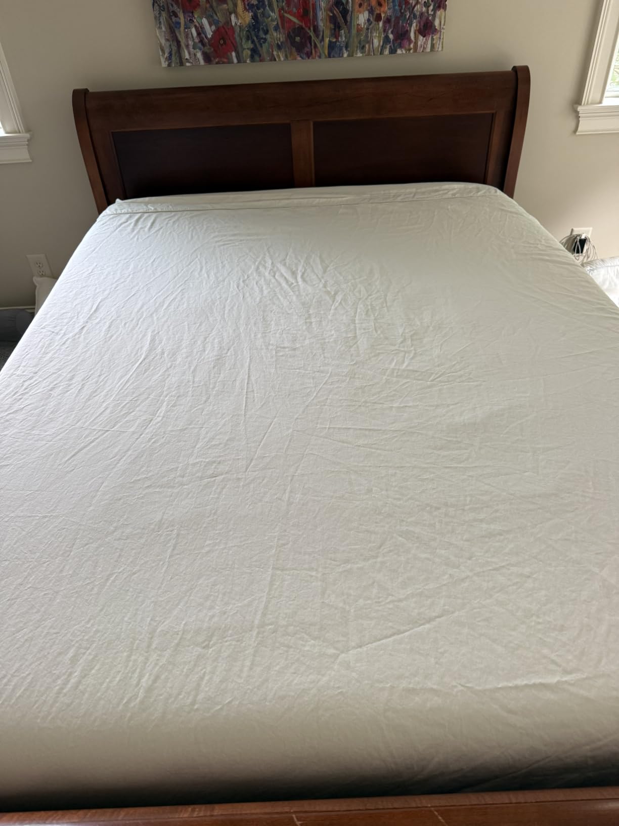 California Design Den Soft 100% Cotton Sateen Queen Bedsheets, 4 Pc Set customer photo 1