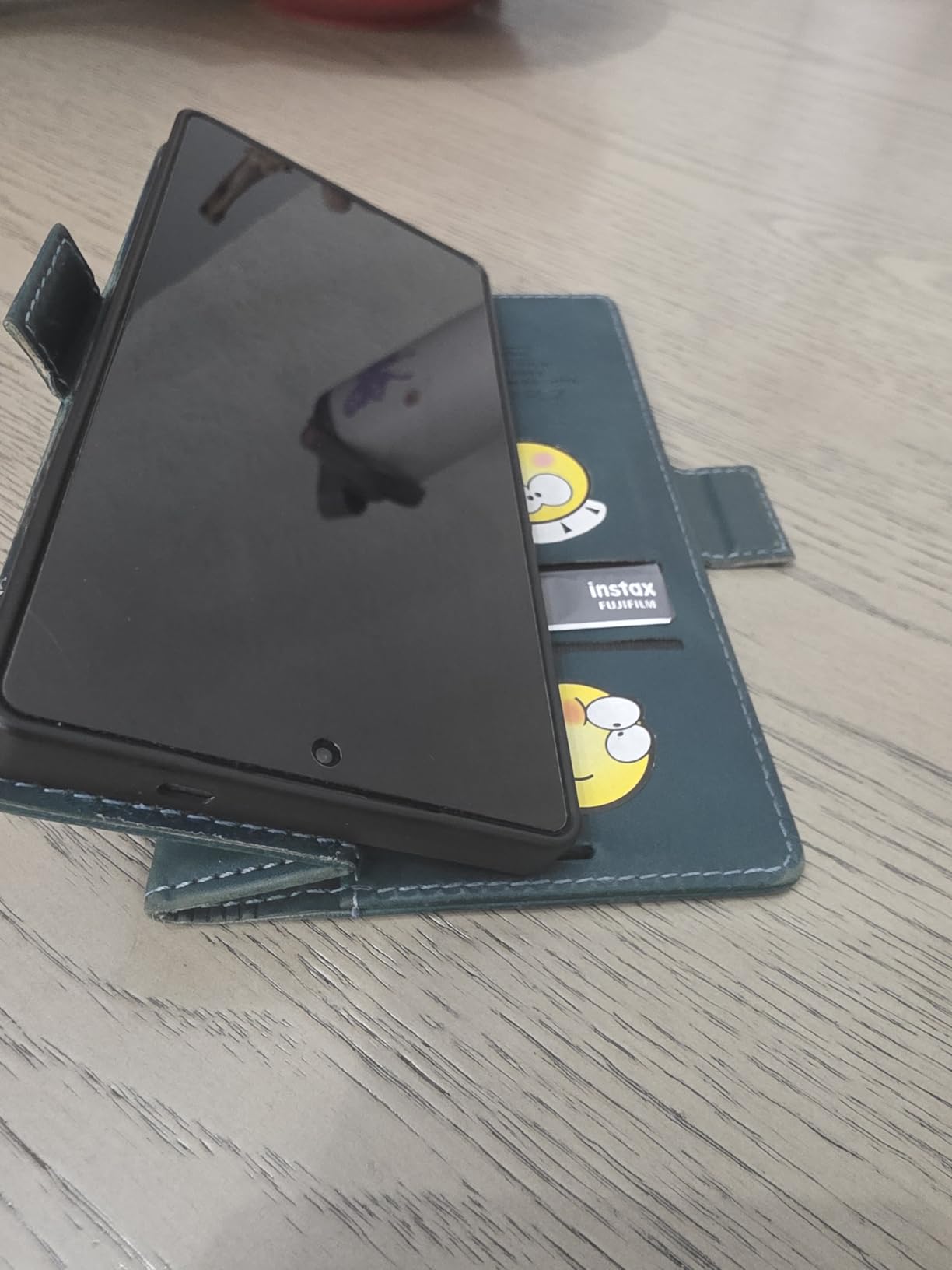 for Samsung Galaxy S24 Case, Flip Wallet Leather Case with Card Holder Magnetic Closure Shockproof Kickstand Protective Phone Cases Cover for Galaxy S24 5G 6.2 Inch,Black customer photo 1