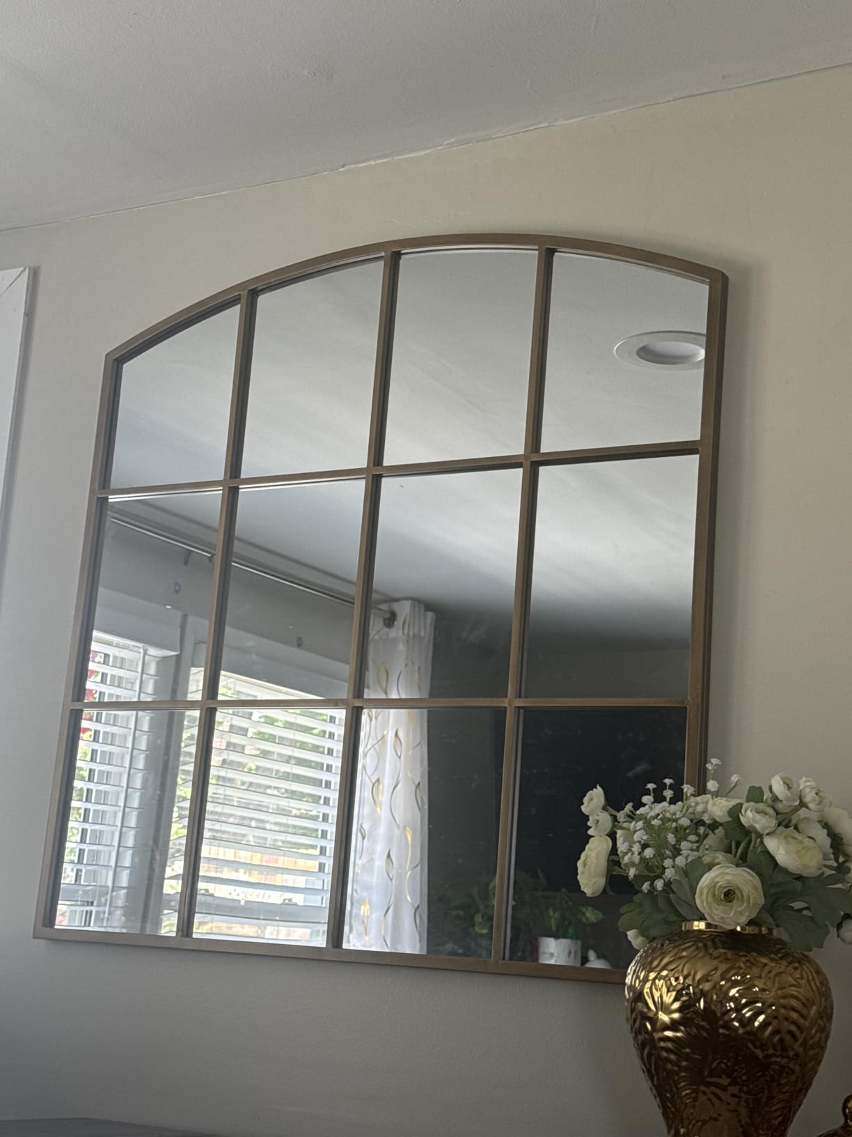 Wide Window Pane Mirror, 44