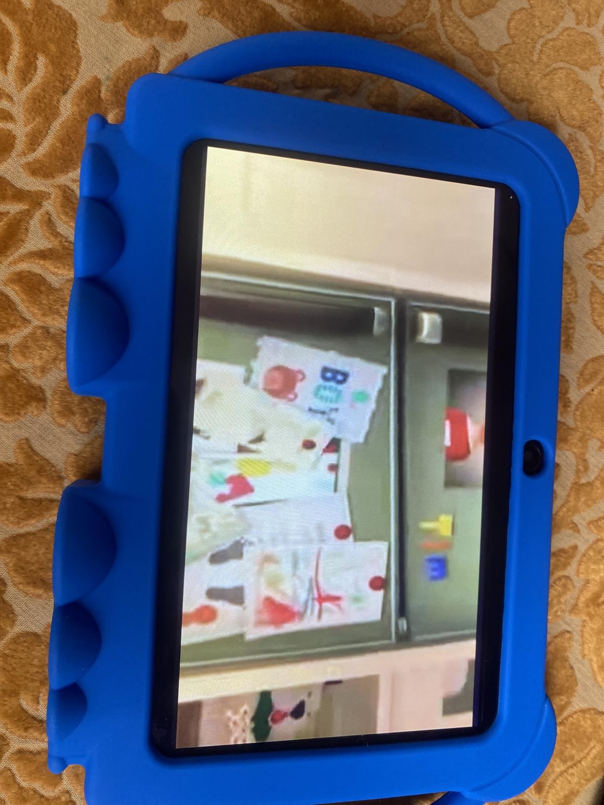HOTTABLET Kids Tablet 7 inch Android, 4GB RAM 32GB ROM, 1TB Expandsion, with Parental Control, WiFi, Bluetooth, Dual Camera with Silicone Case, 1PCS (Blue) customer photo 2