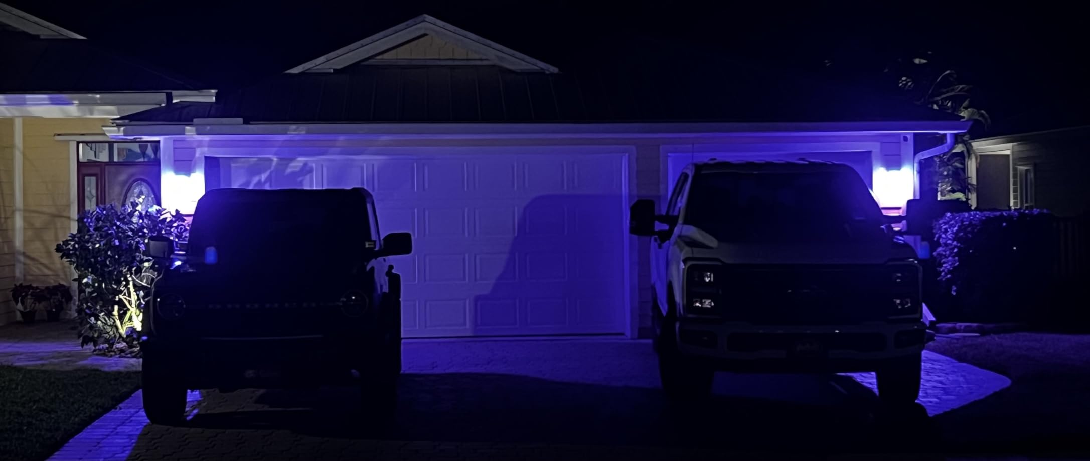 Govee Outdoor Wall Light, 2 Pack, 1500LM Smart RGBIC Porch Lights, IP65 | 45 Scene Modes, Waterproof Lights for Outdoor, Patio, Garage, DIY Wall Sconce Works with Alexa, Google Assistant and Matter customer photo 1