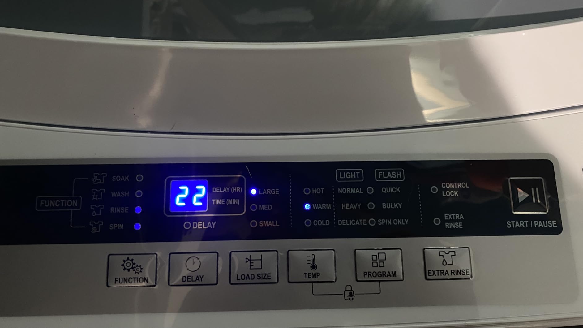 3.0 cu. ft. Compact Top Load Washer in White customer photo 2