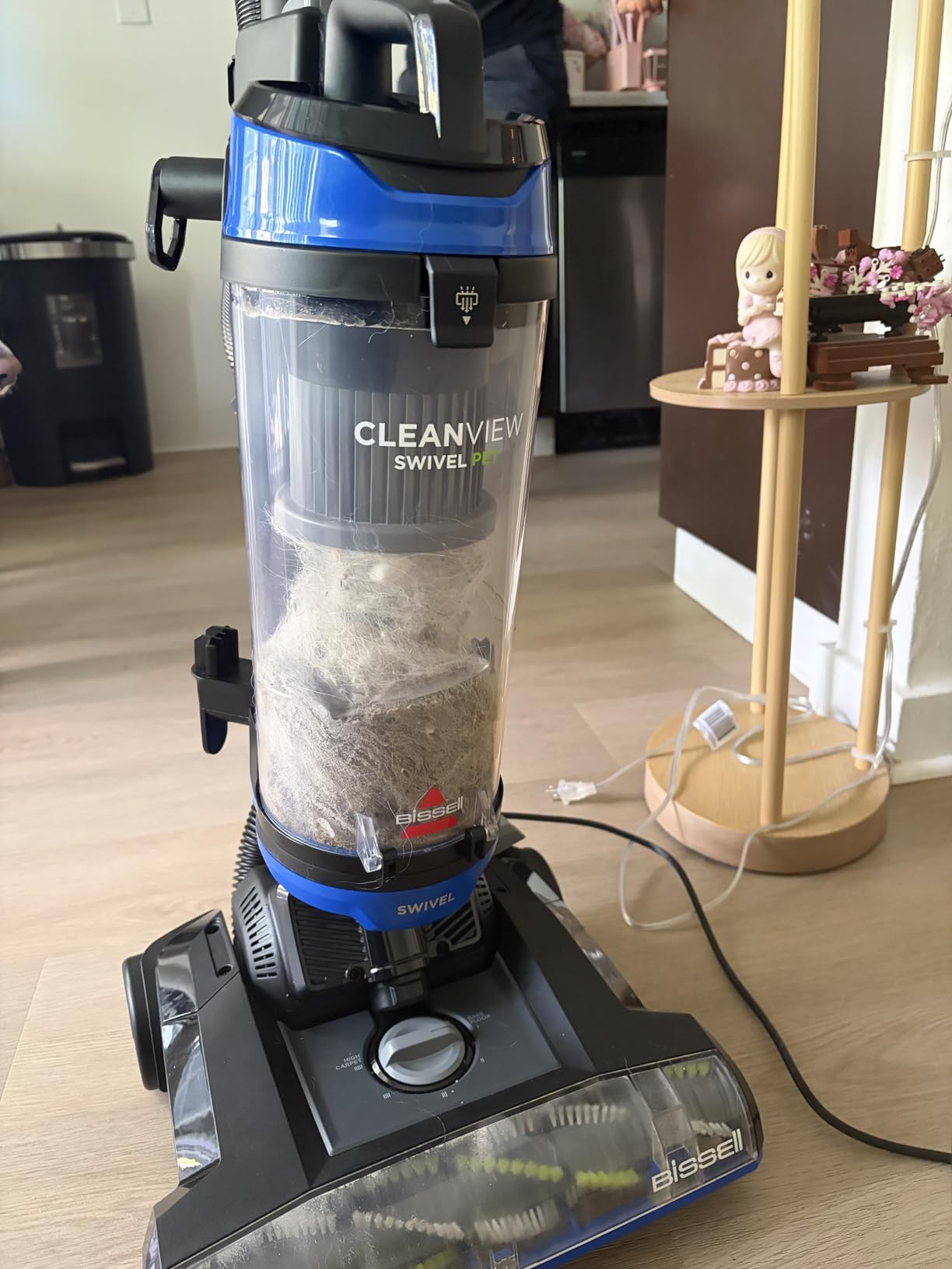 Bissell CleanView Swivel Vacuum, Triple Action Brush Roll, 3836 | Multi-cyclonic suction; extension wand; easy-empty dirt tank; swivel steering for maneuverability customer photo 1