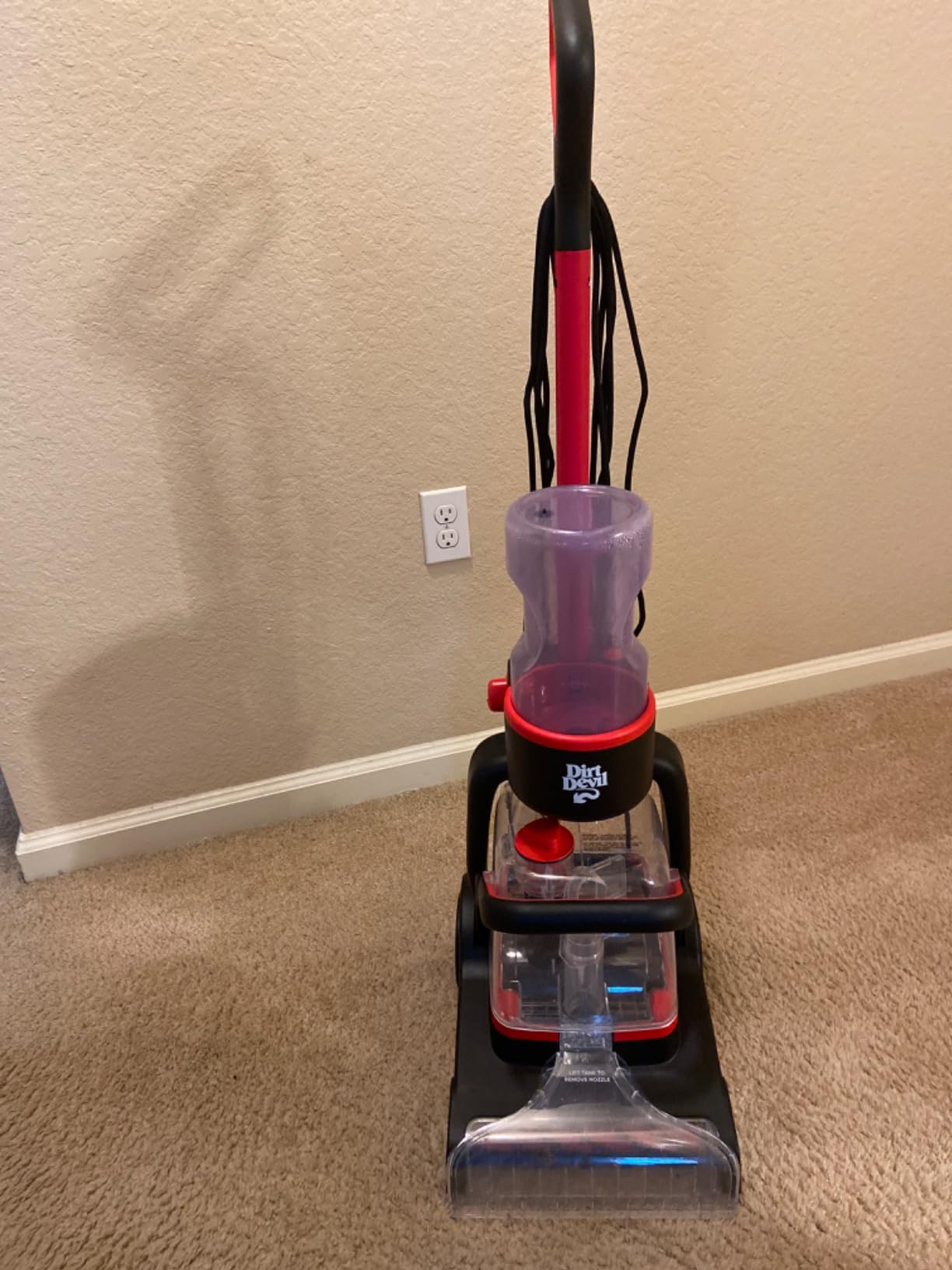 Dirt Devil Full Size Carpet Cleaner Machine for Carpet and Upholstery | Deep Cleaning Carpet Shampooer Machine with Two Cleaning Modes, Pair with Dirt Devil Carpet Cleaner Solution customer photo 1