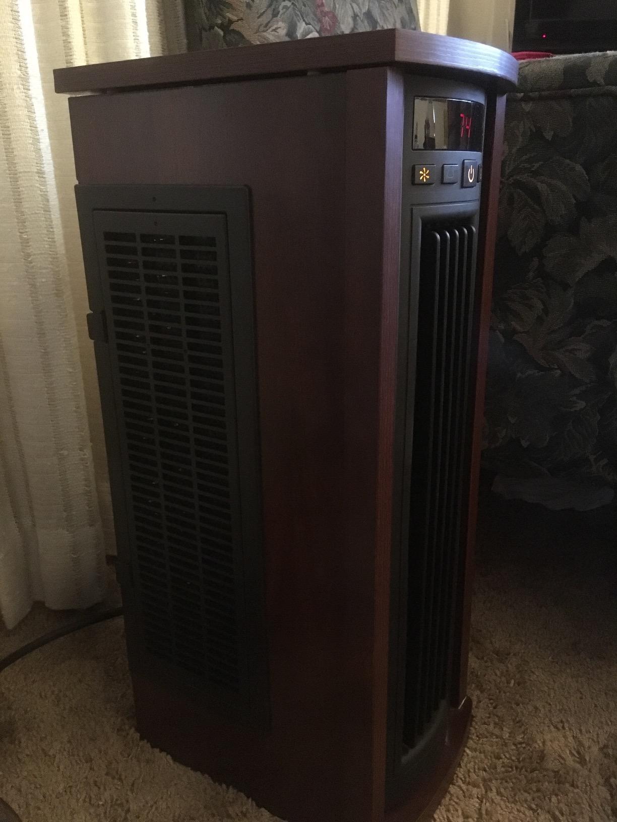 duraflame Electric Tower Heater, Oscillating Tower and Space Heater for Office or Large Room up to 1,000 Square Feet customer photo 1