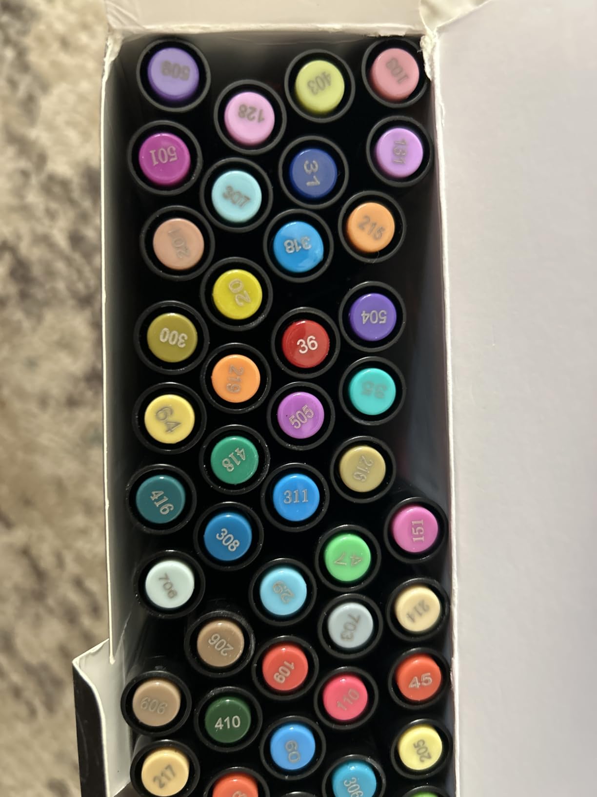 TBC The Best Crafts Acrylic Paint Markers, 24 Colors Dual Tip Pen customer photo 2