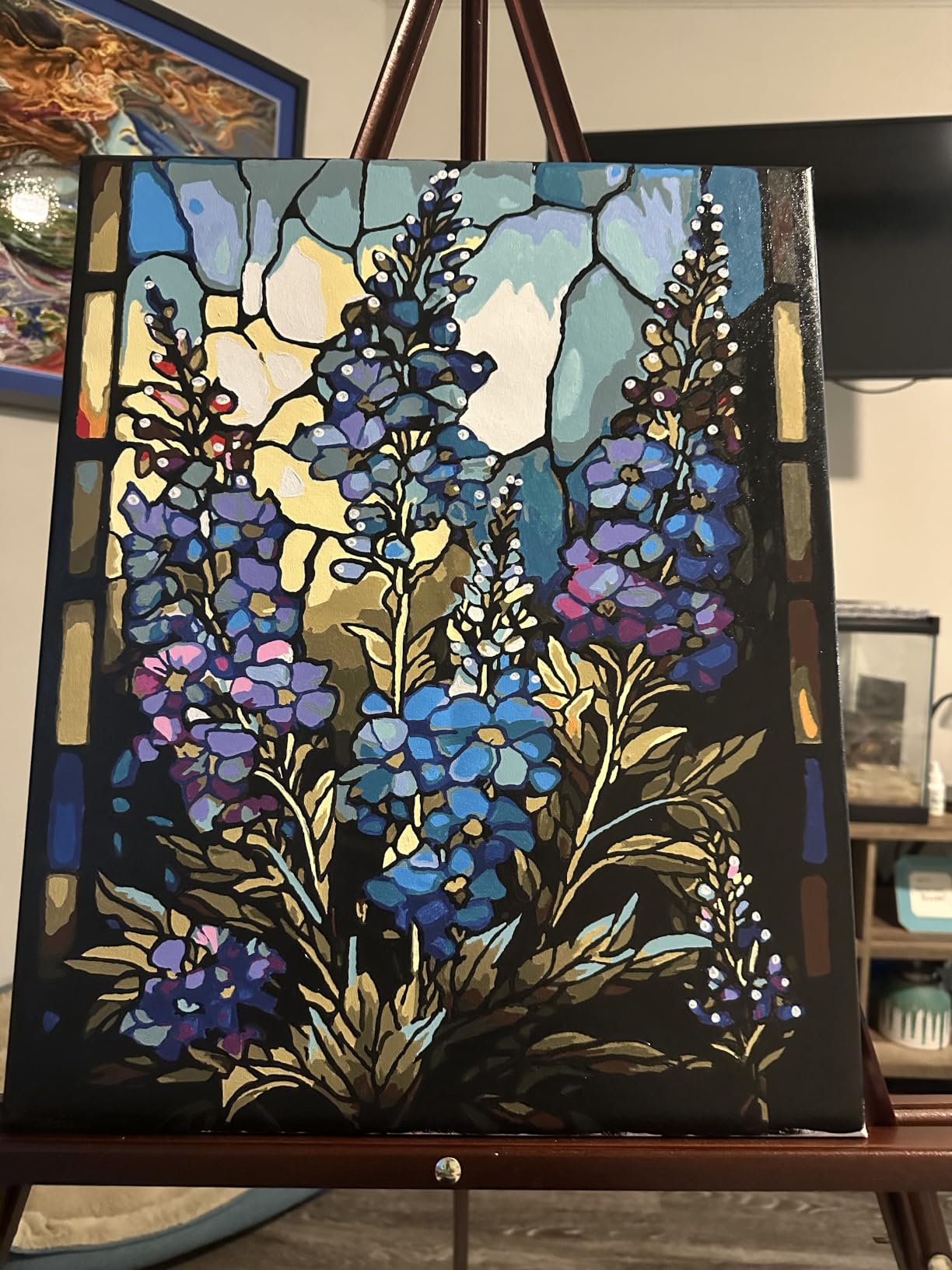 Mountain Paint by Number for Adults, Landscape Paint by Numbers for Adults customer photo 2