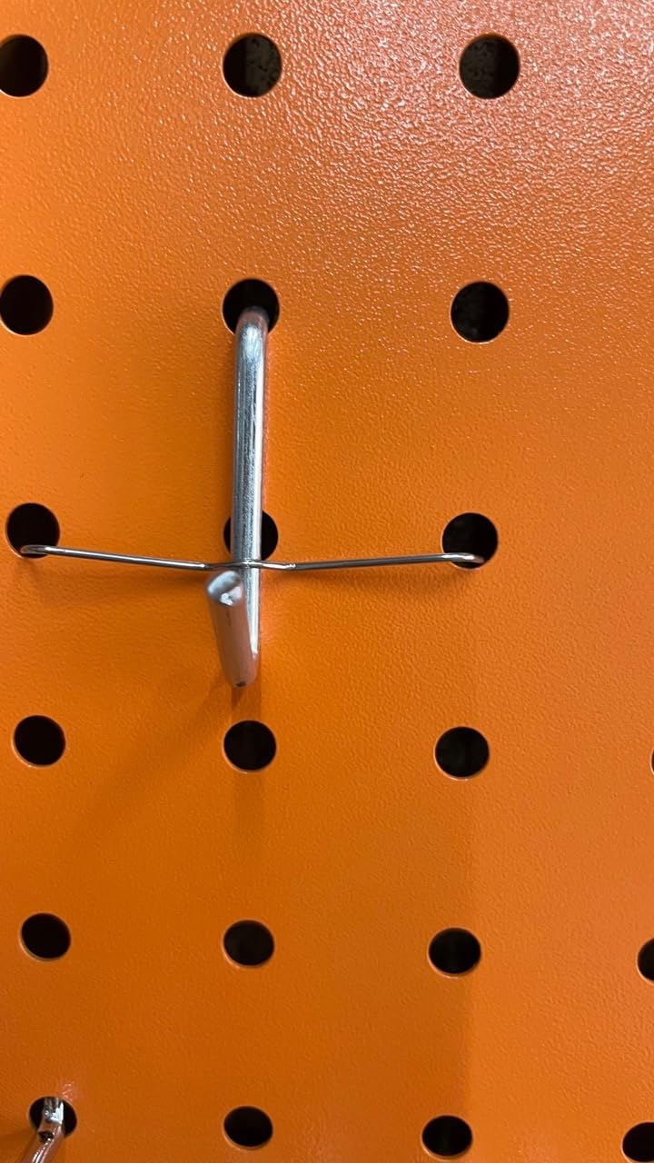 Ultimate 121-Piece Pegboard Hooks Set, Pegboard Accessories with Metal Hooks, Durable Peg Board Organizer Accessories, Pegboard Bins, Peg Board Tool Utility Hooks customer photo 2