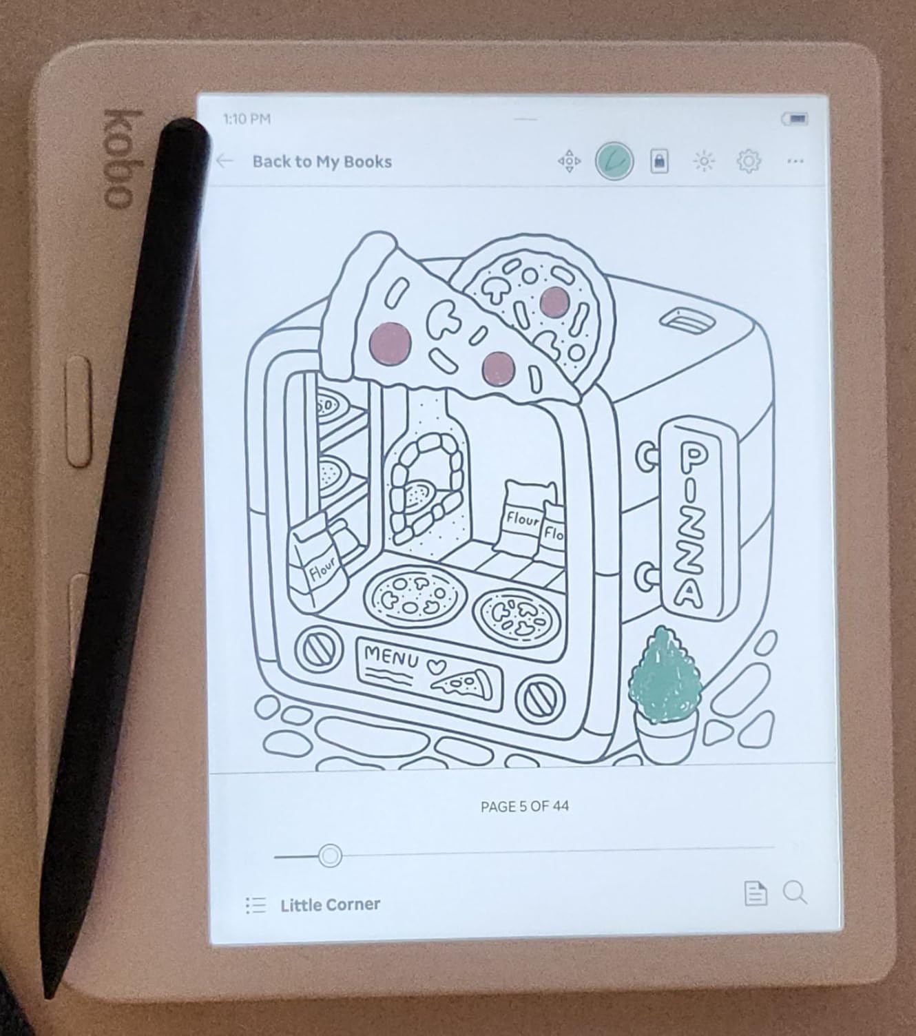 Kobo Libra Colour | eReader | 7” Glare-Free Colour E Ink Kaleido™ 3 Display | Dark Mode Option | Audiobooks | Waterproof | White customer photo 2