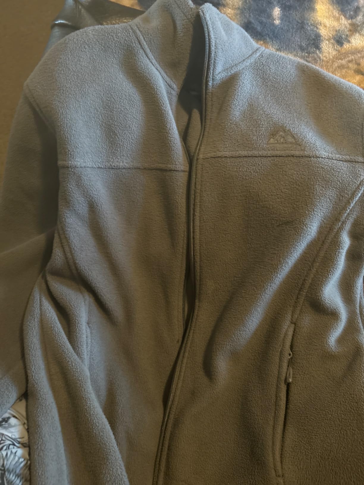 Men's Soft Polar Fleece Jacket with Pockets Lightweight Outdoor Recreation Full Zip Coat customer photo 2