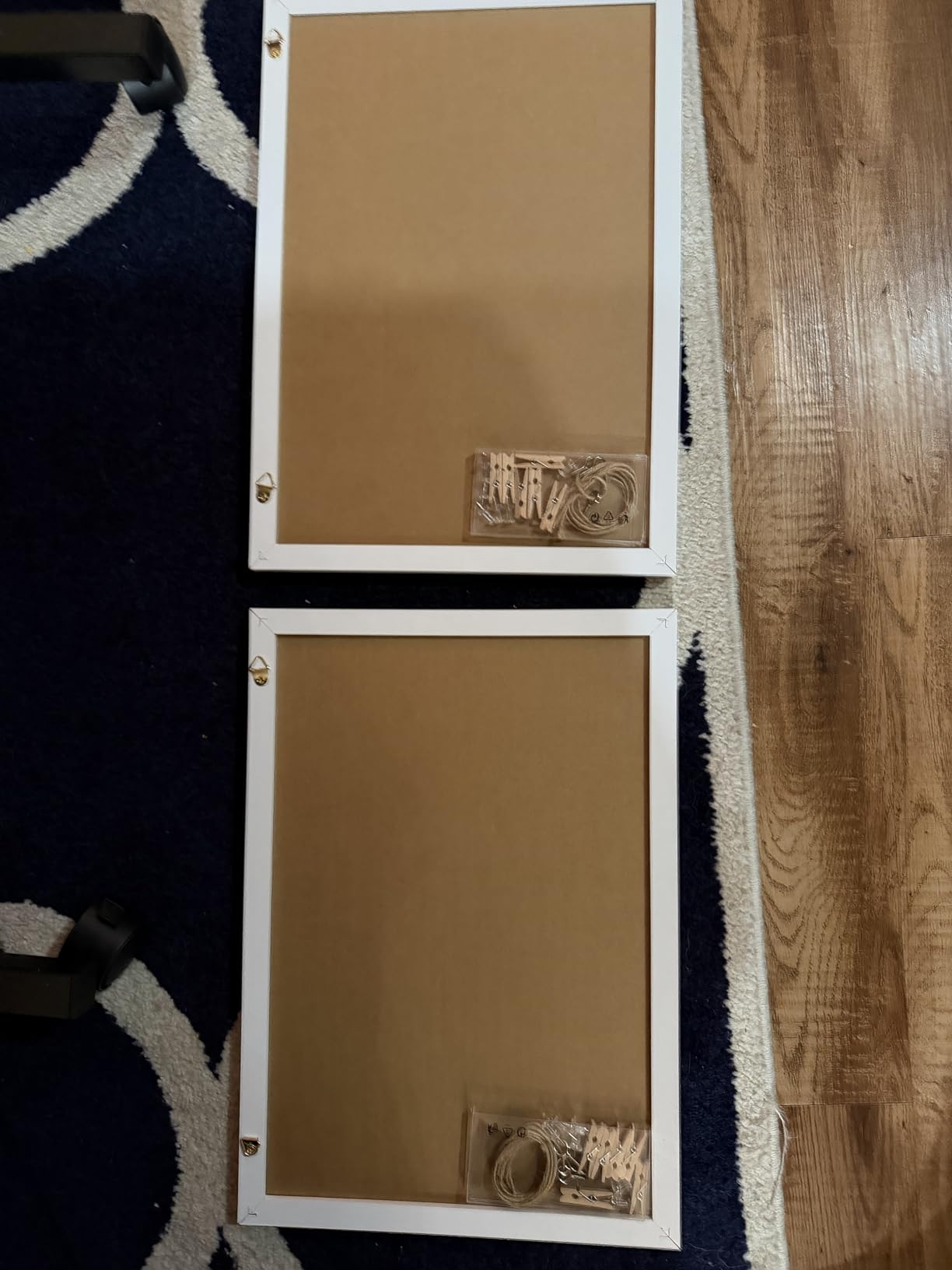 DAHAPYBOO Cork Board with Linen White 2Pack,Bulletin Board 30