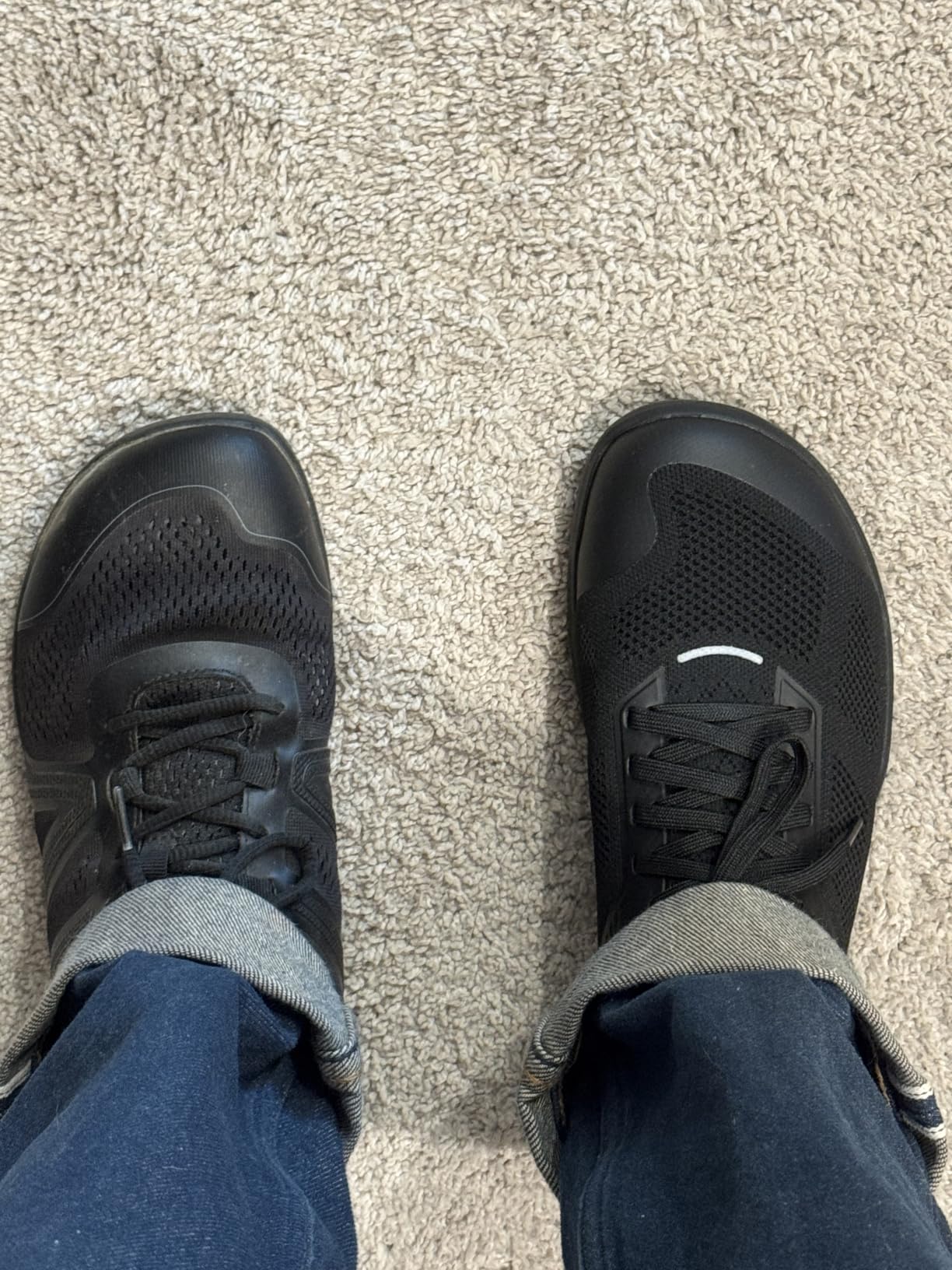 Men's Barefoot Shoes Zero Drop Minimalist Sneakers with Anatomical Toe Box customer photo 1