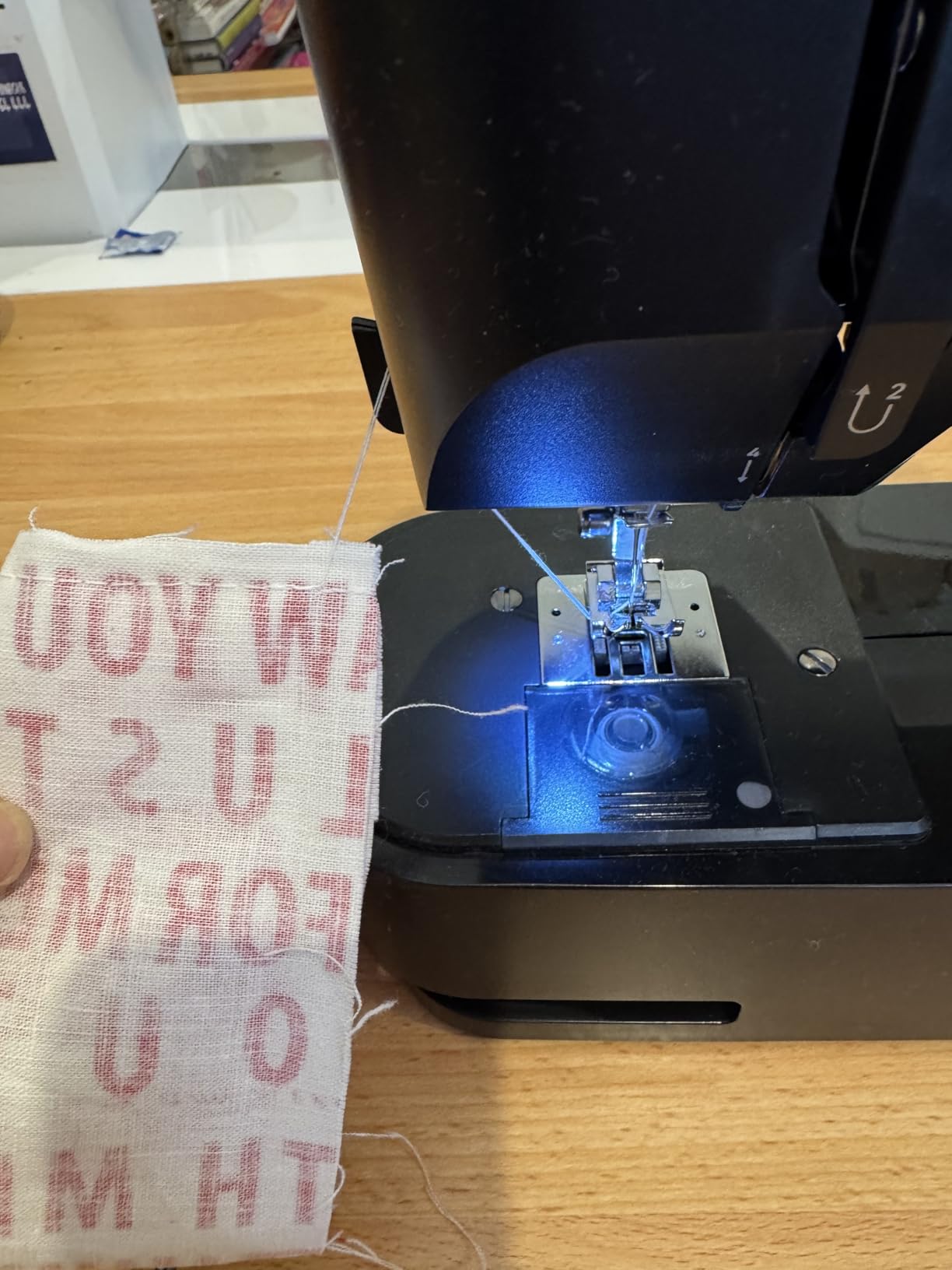 AXE YAMAZAKI sewing machine MM-10 | Small Portable & Super Lightweight Sewing machine For Beginners,Designed in JAPAN,For travel secondary Mini sewing machine customer photo 2