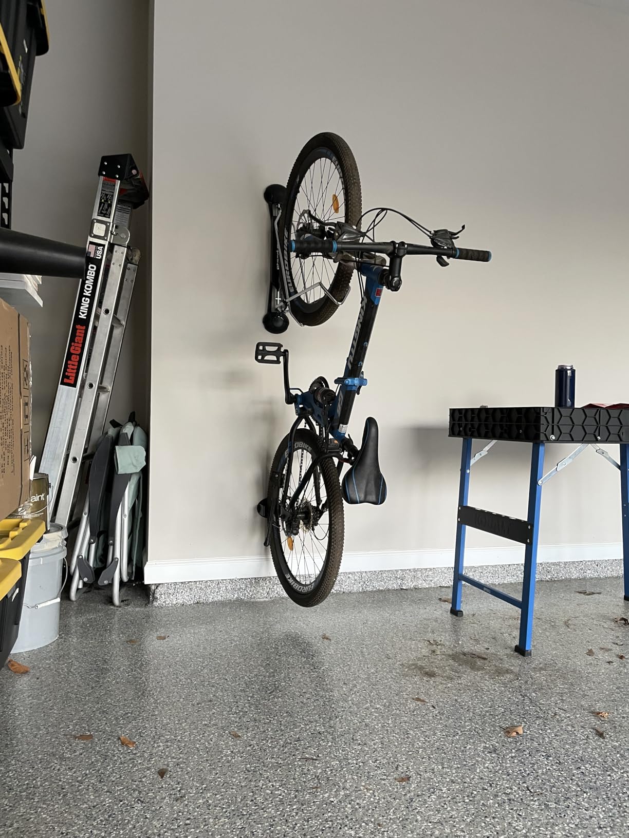 Steadyrack Swivel Bike Wall Mount, Vertical Mountain Bike Rack, Garage customer photo 1