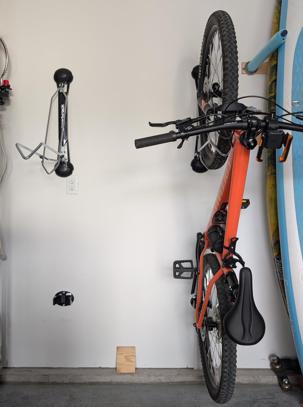 Steadyrack Swivel Bike Wall Mount, Vertical Mountain Bike Rack, Garage customer photo 2