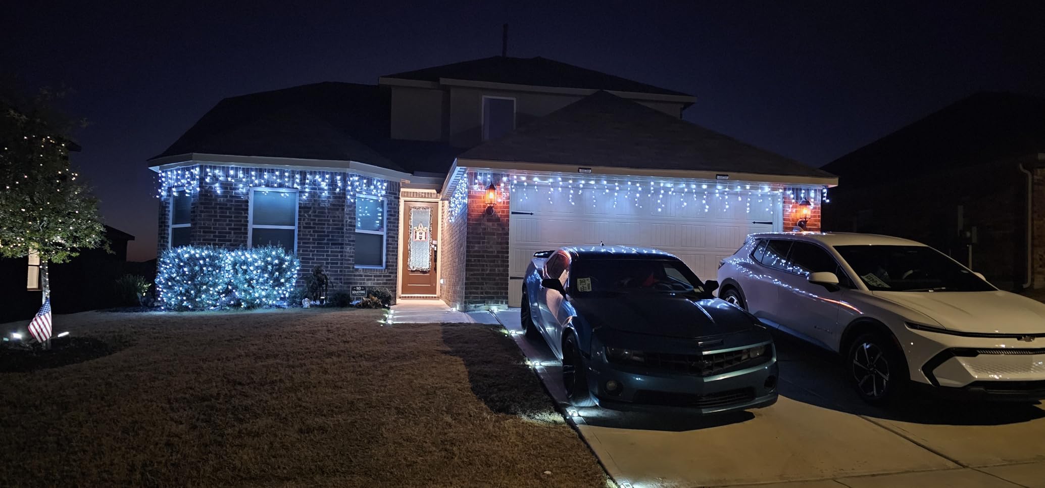 Joomer 33FT RGB Christmas Icicle Lights Outdoor Non-Connectable Xmas Lights customer photo 1