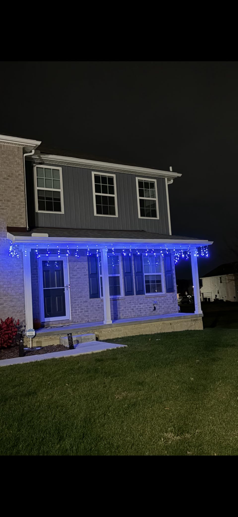 Joomer 33FT RGB Christmas Icicle Lights Outdoor Non-Connectable Xmas Lights customer photo 2