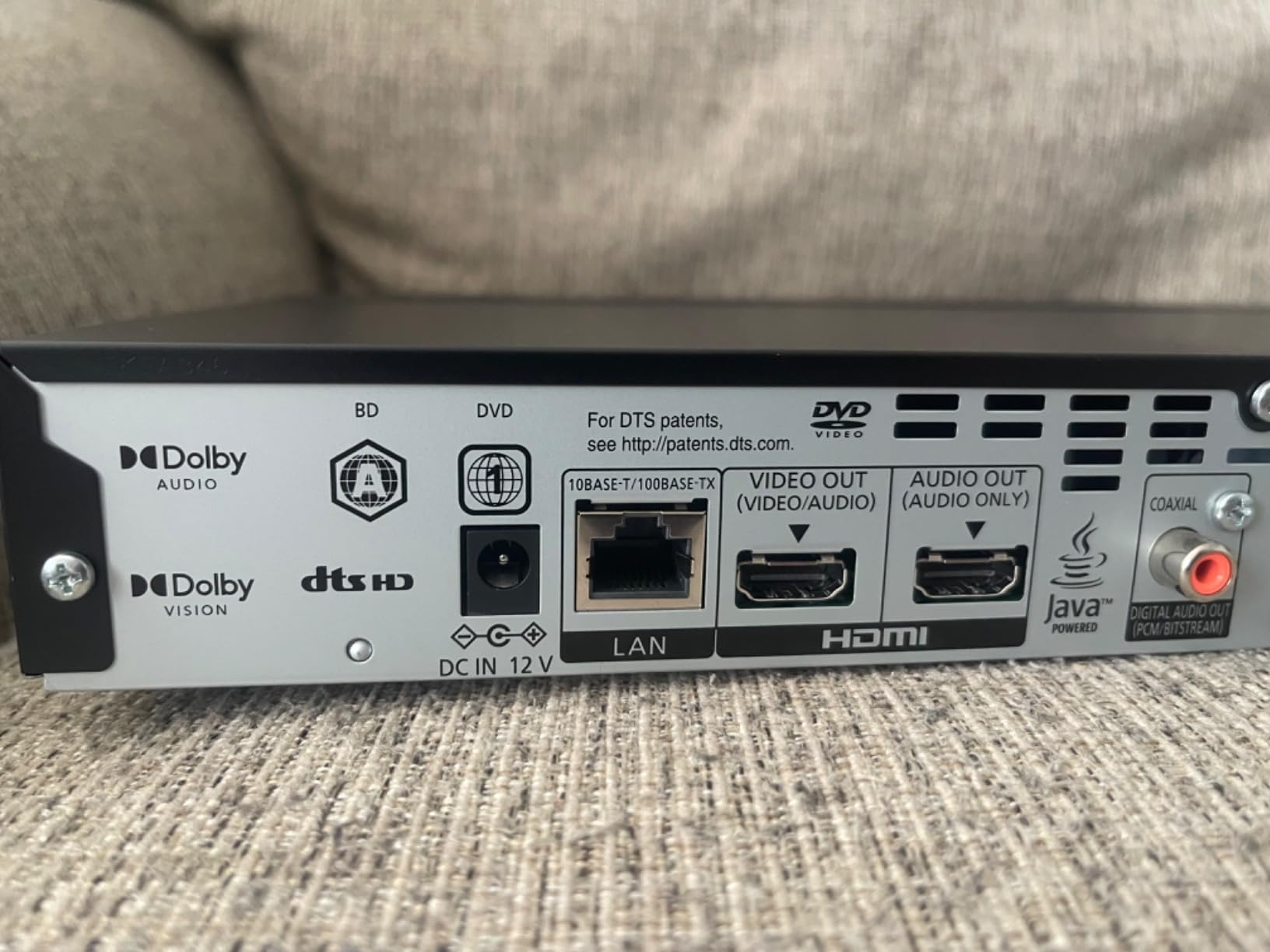 Panasonic Premium 4K Blu Ray Player, UHD DVD Blu Ray Player with Hi-Res Sound, 4K VOD Streaming, HDR10+ and Dolby Vision™, DP-UB450 (Black) customer photo 1