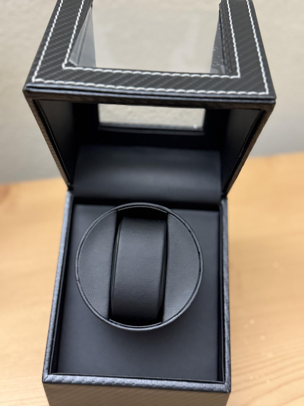 Watch Winder for Automatic Watches: Automatic Single Watch Winder Box customer photo 1
